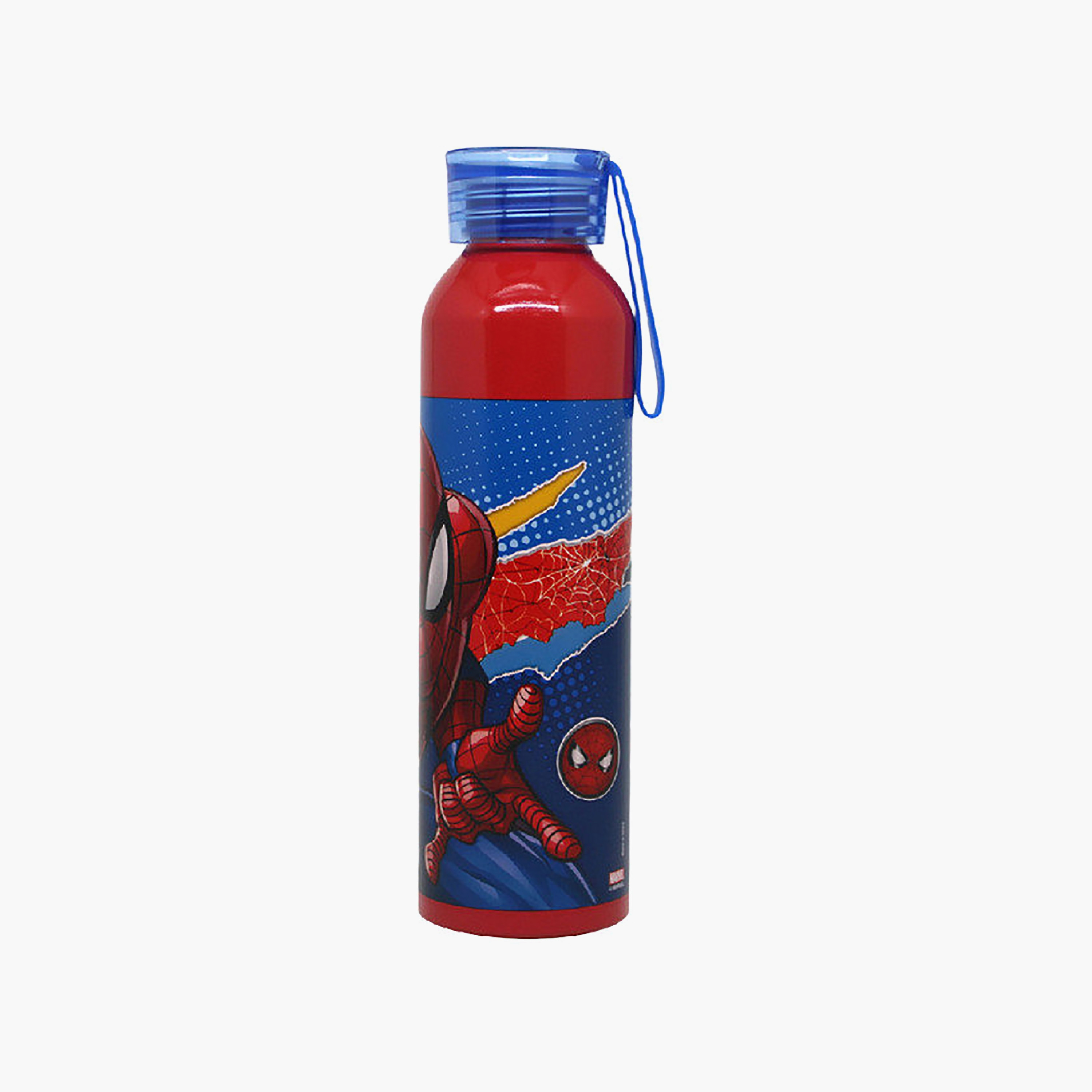 Marvel Spiderman Aluminium Water Bottle with Chug Spout & Carry Strap-school-waterbottles-image-2