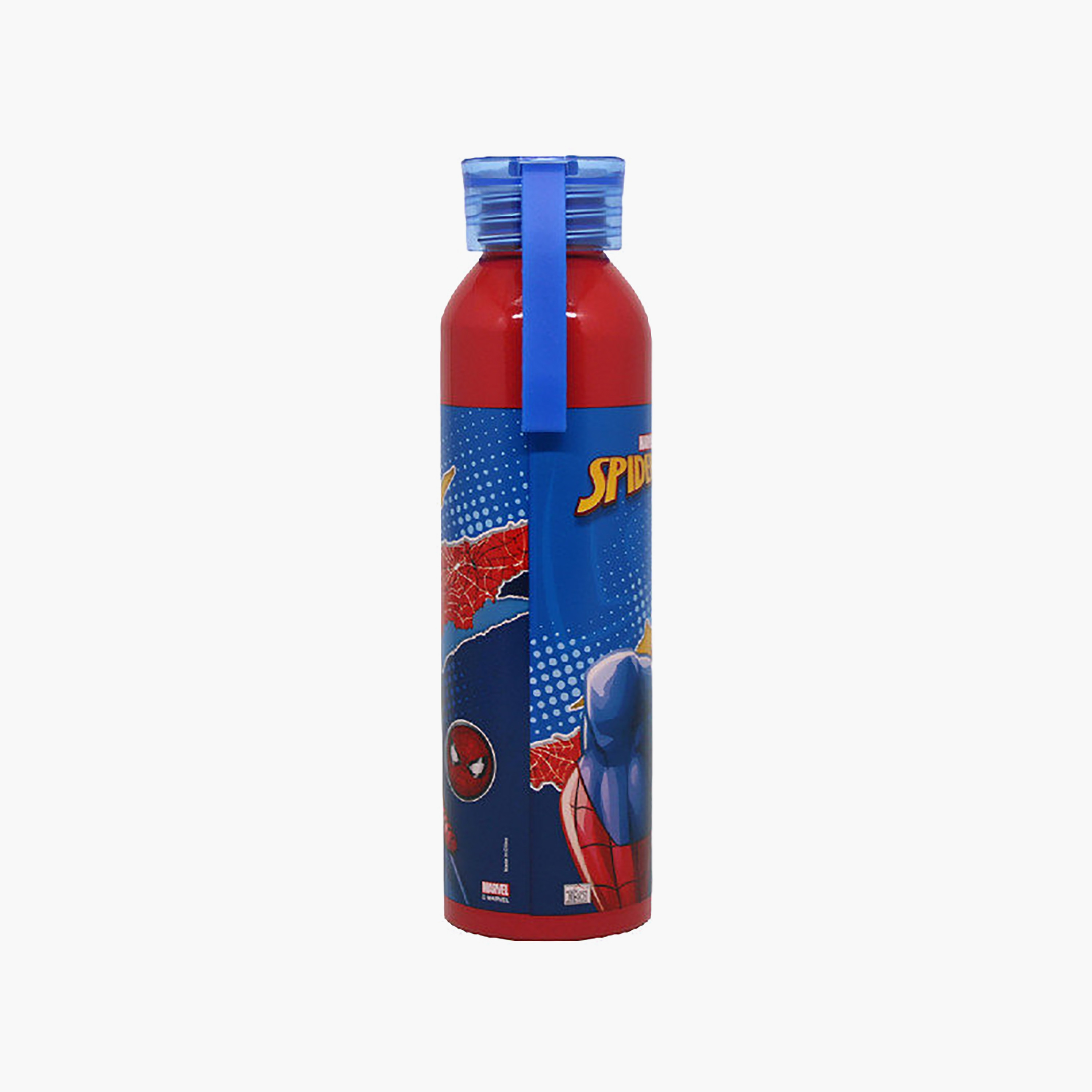 Marvel Spiderman Aluminium Water Bottle with Chug Spout & Carry Strap-school-waterbottles-image-3