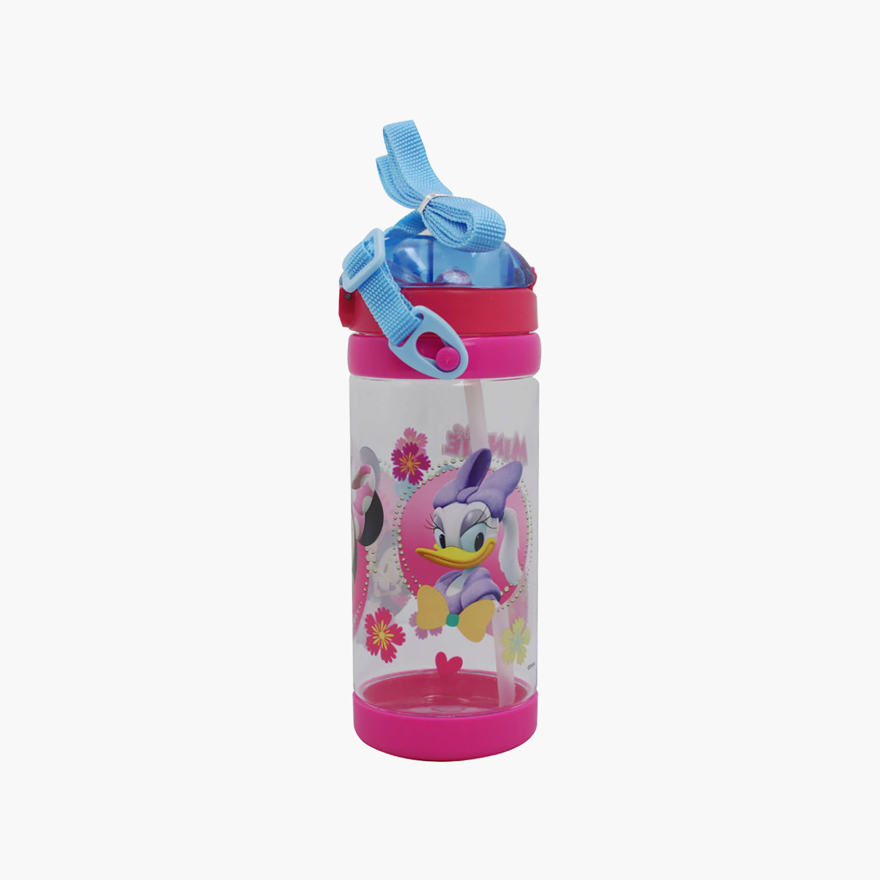 Minnie Mouse Polypropylene Water Bottle with Flip-Top Spout & Carry Strap - 500 ml-school-waterbottles-image-2