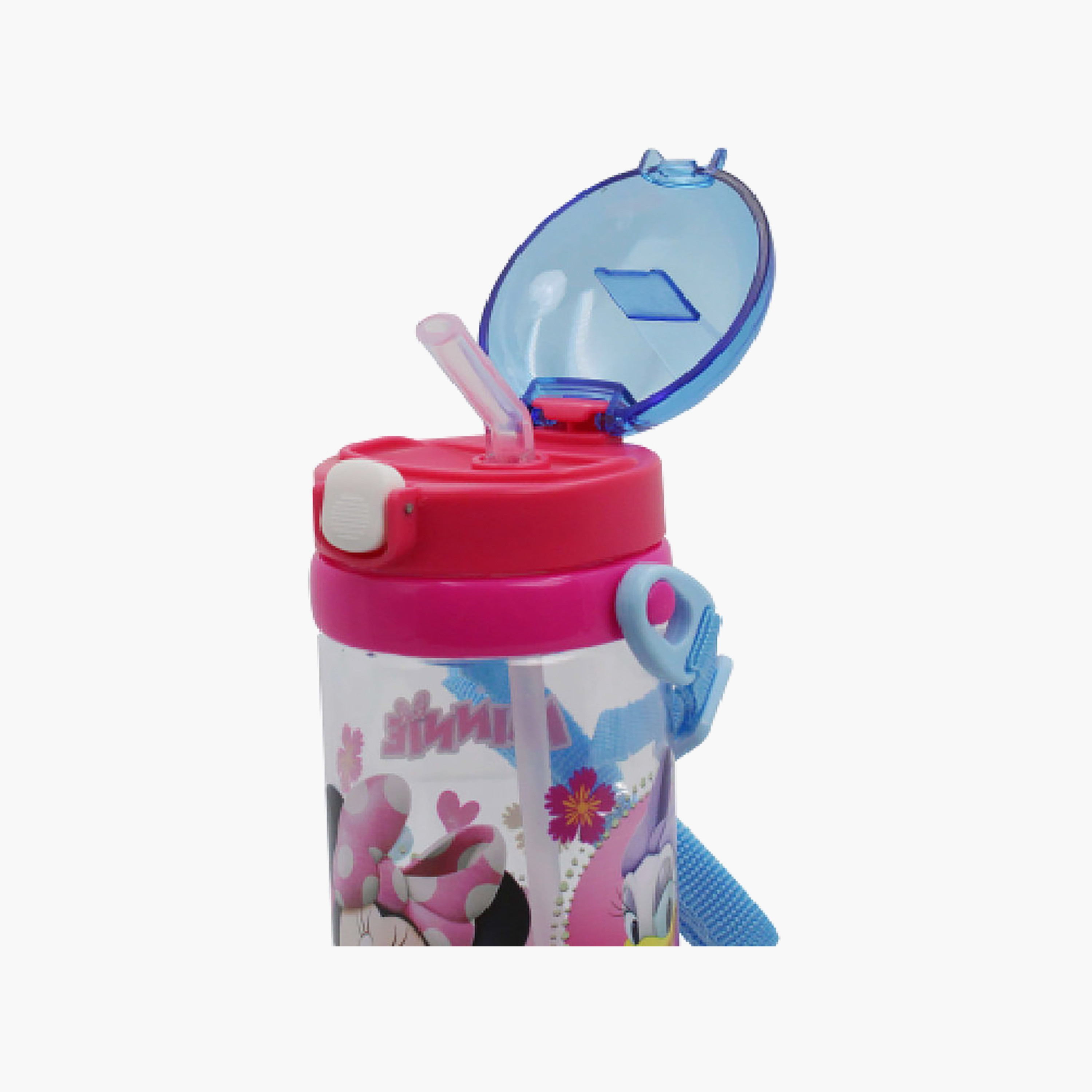 Minnie Mouse Polypropylene Water Bottle with Flip-Top Spout & Carry Strap - 500 ml-school-waterbottles-image-3