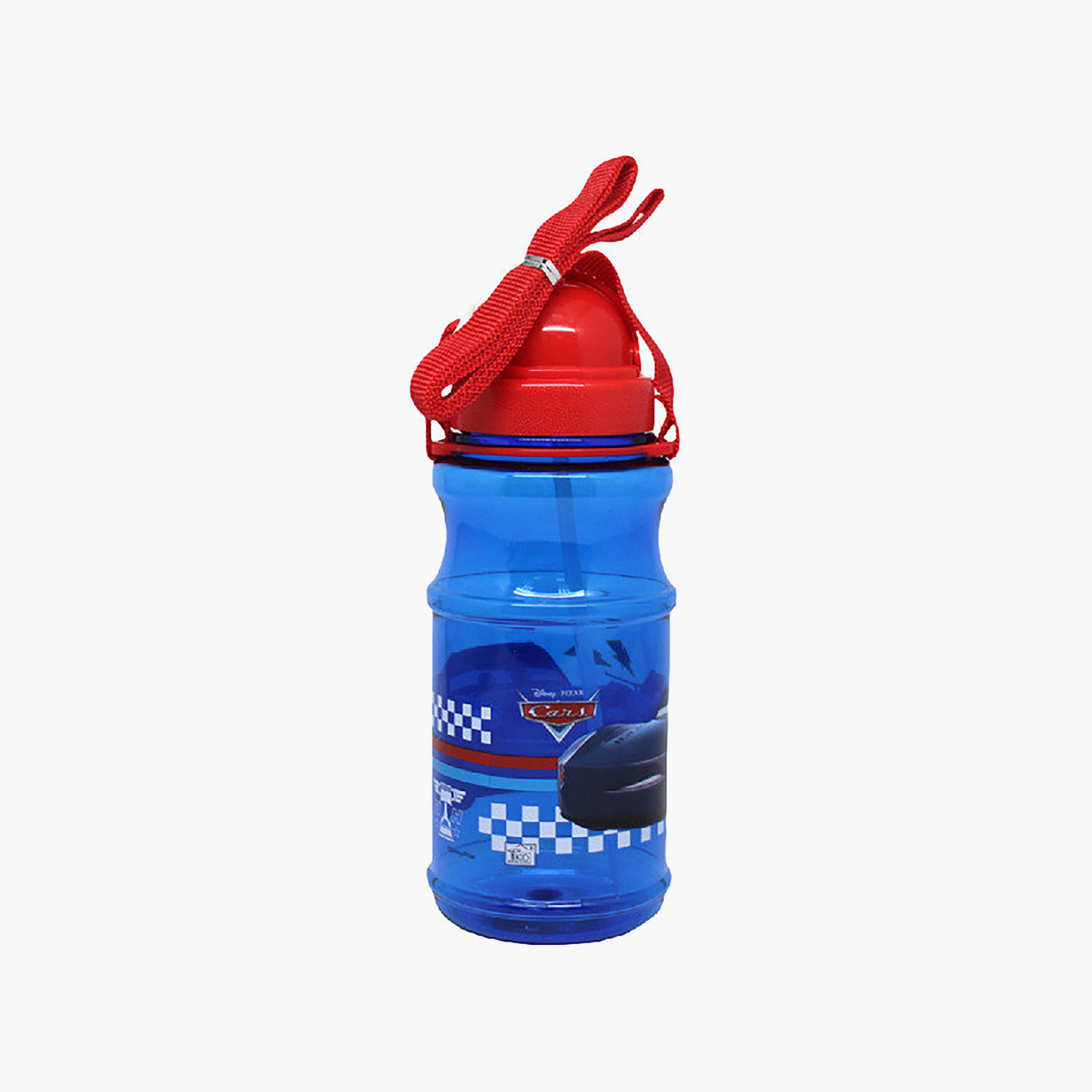 Disney Car Polypropylene Water Bottle with Flip-Top Spout & Carry Strap - 500 ml-school-waterbottles-image-2