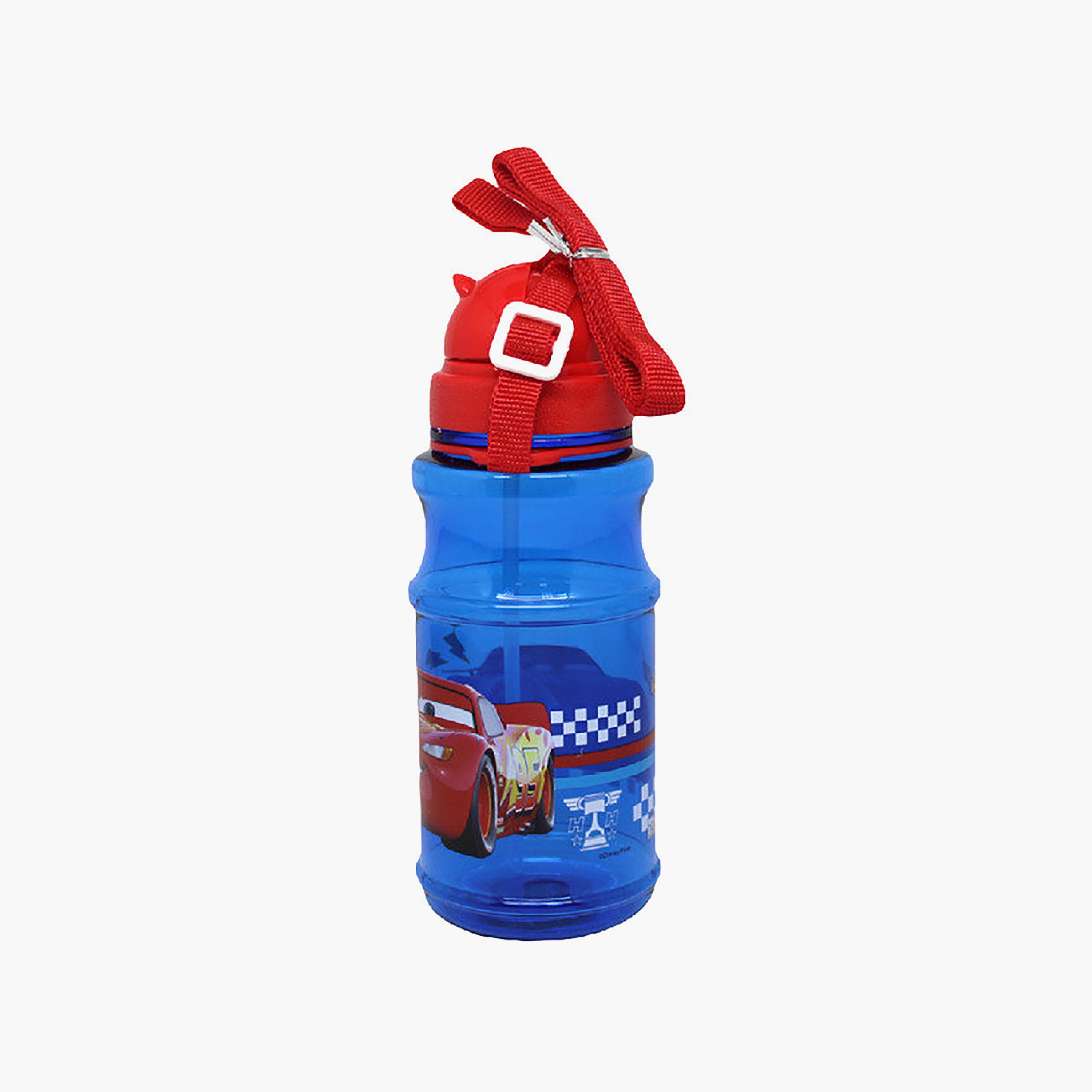 Disney Car Polypropylene Water Bottle with Flip-Top Spout & Carry Strap - 500 ml-school-waterbottles-image-3