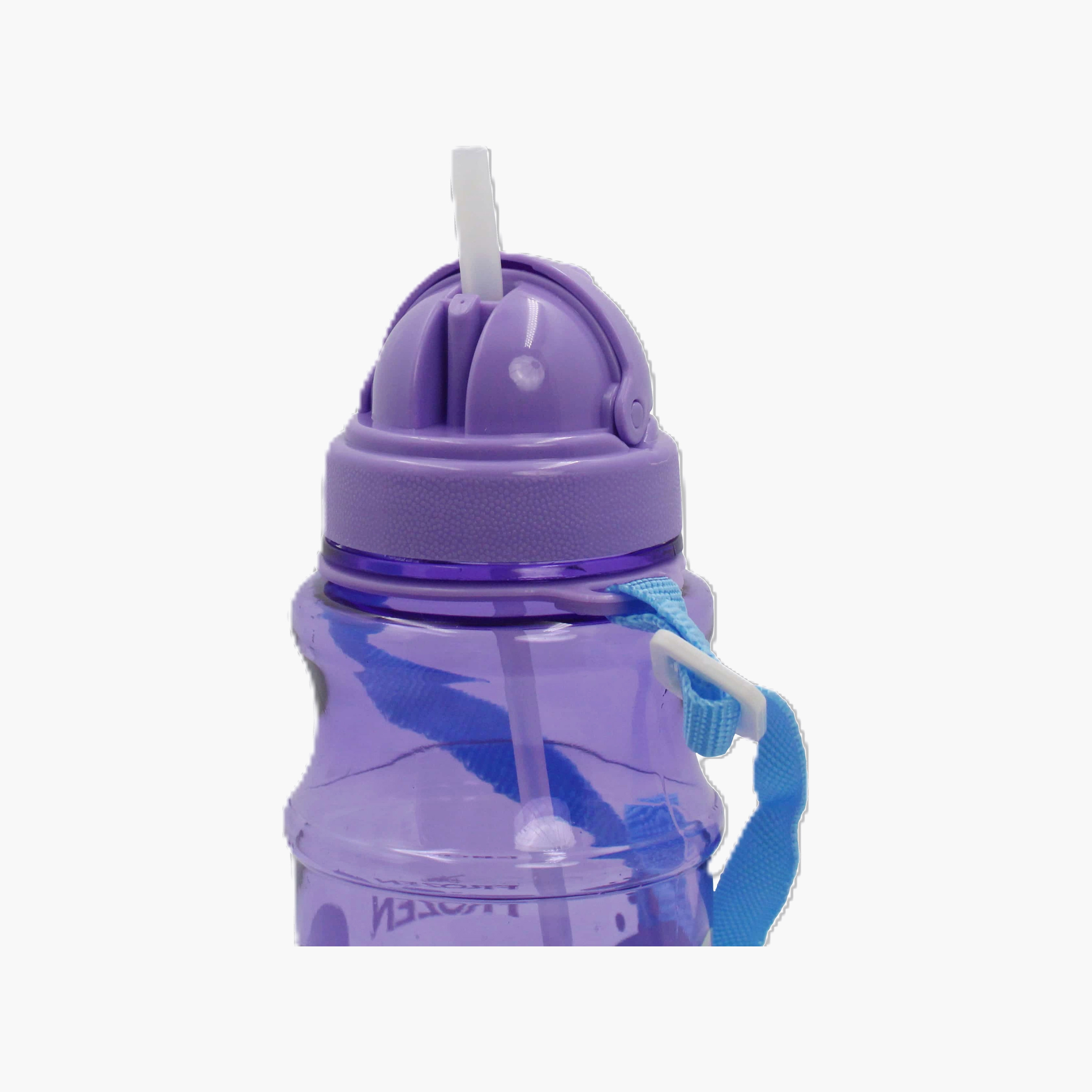 Disney Frozen Polypropylene Water Bottle with Flip-Top Spout & Carry Strap - 500 ml-school-waterbottles-image-4