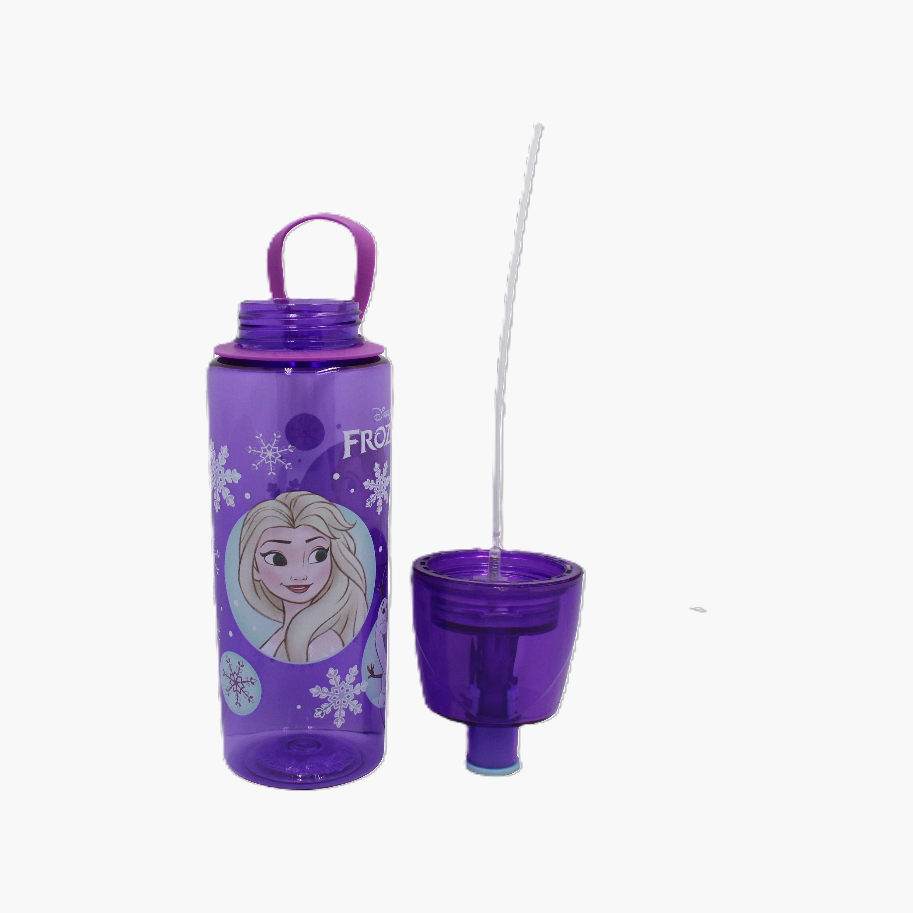 Disney Frozen Polypropylene Water Bottle with Sipping Spout & BPA Free - 600 ml-school-waterbottles-image-2