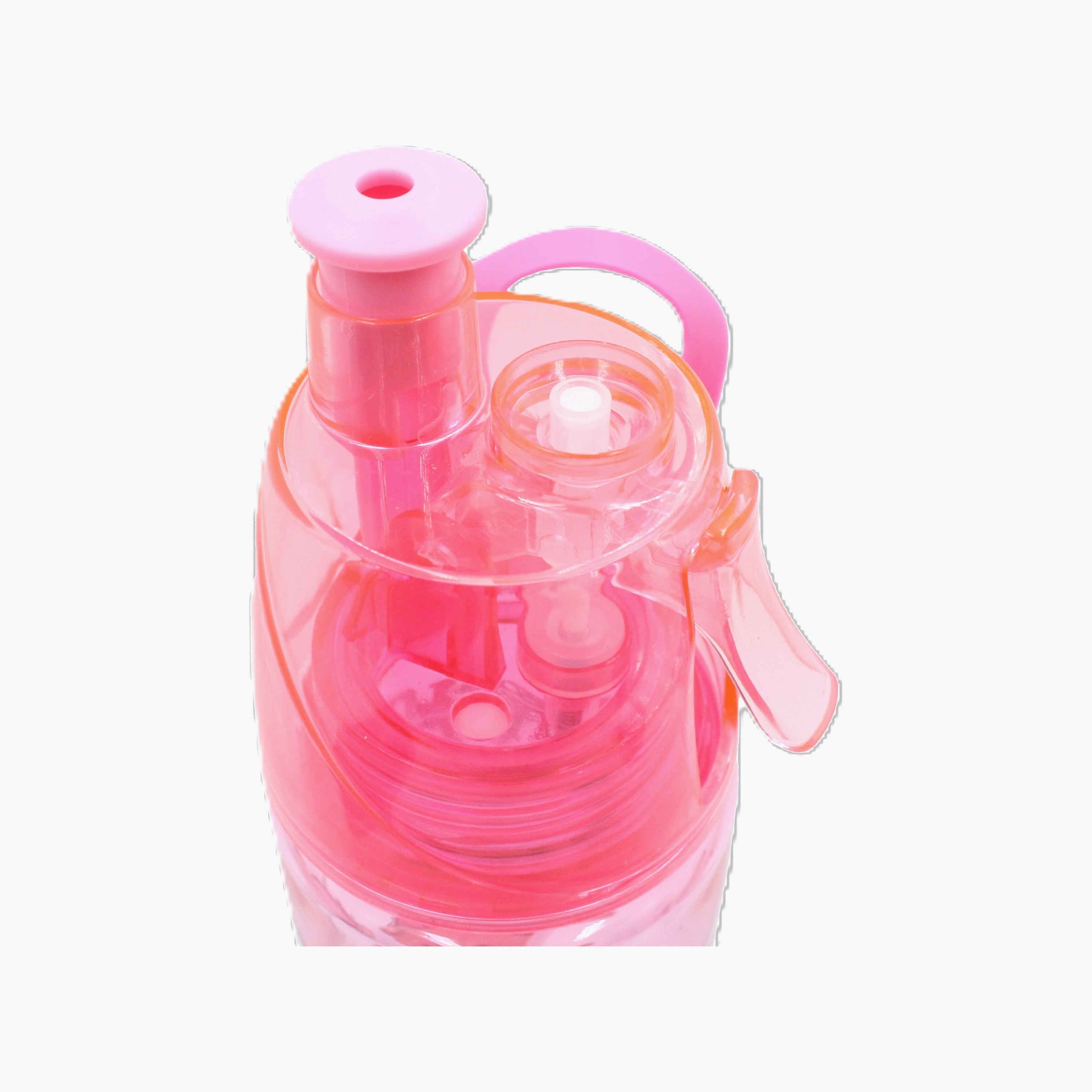 زجاجة مياه بولي بروبيلين سانريو هيلو كيتي مع ماصة قابلة للطي وحزام حمل - 600 مل-school-waterbottles-image-7