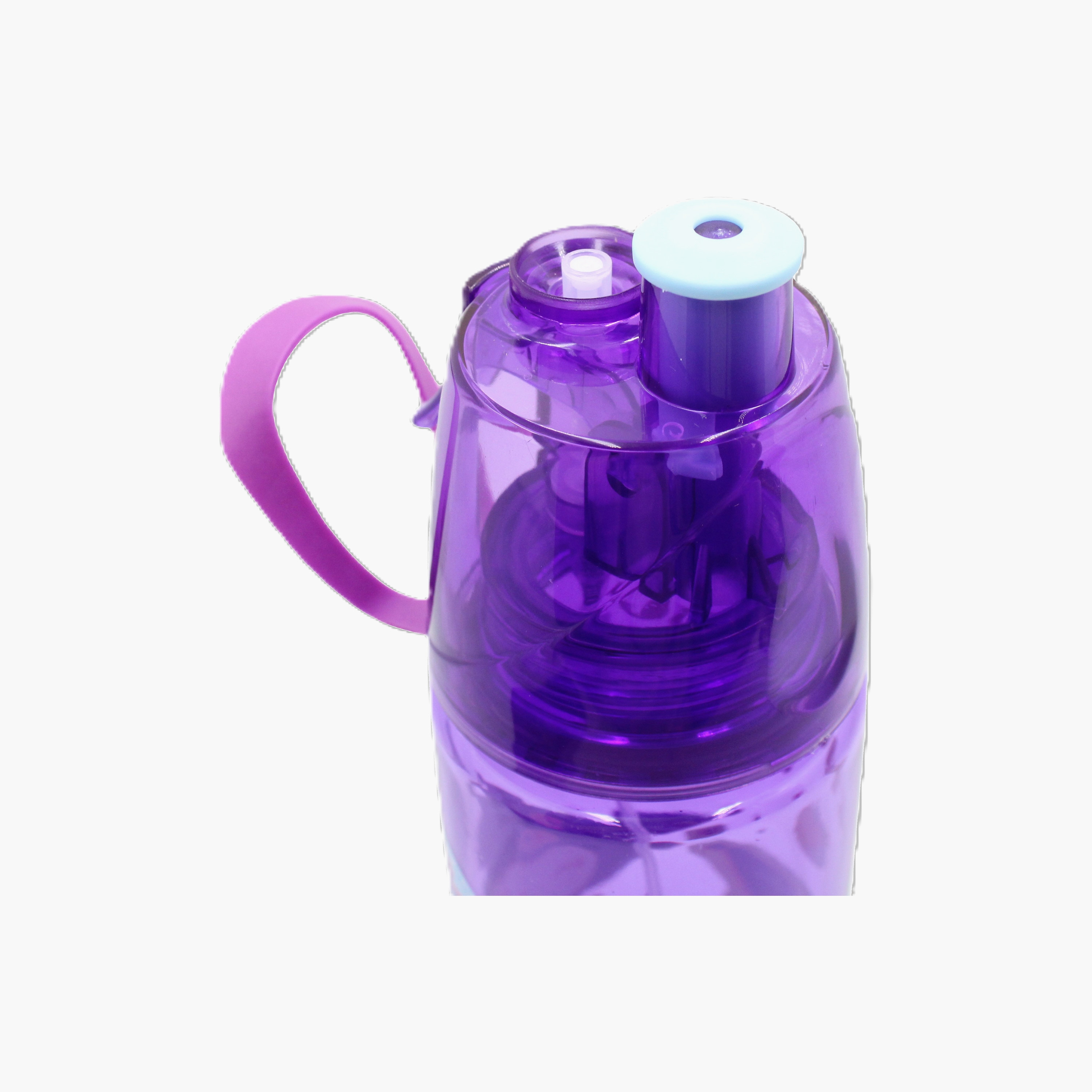 زجاجة مياه بولي بروبيلين سانريو كورومي مع ماصة قابلة للطي وحزام حمل - 600 مل-school-waterbottles-image-6