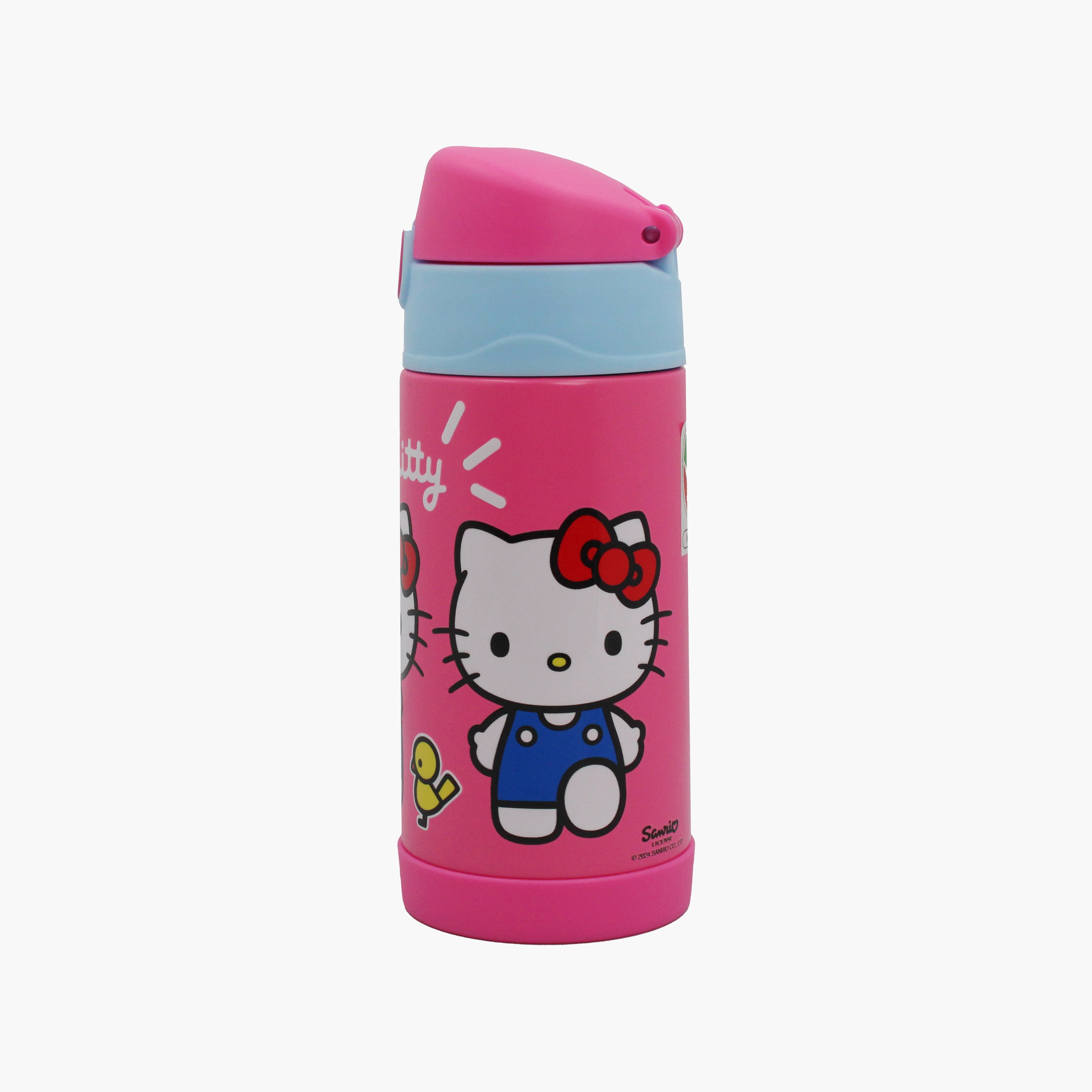 Sanrio Hello Kitty Stainless Steel Water Bottle with Flip-Top Spout & BPA Free - 350 ml-school-waterbottles-image-2