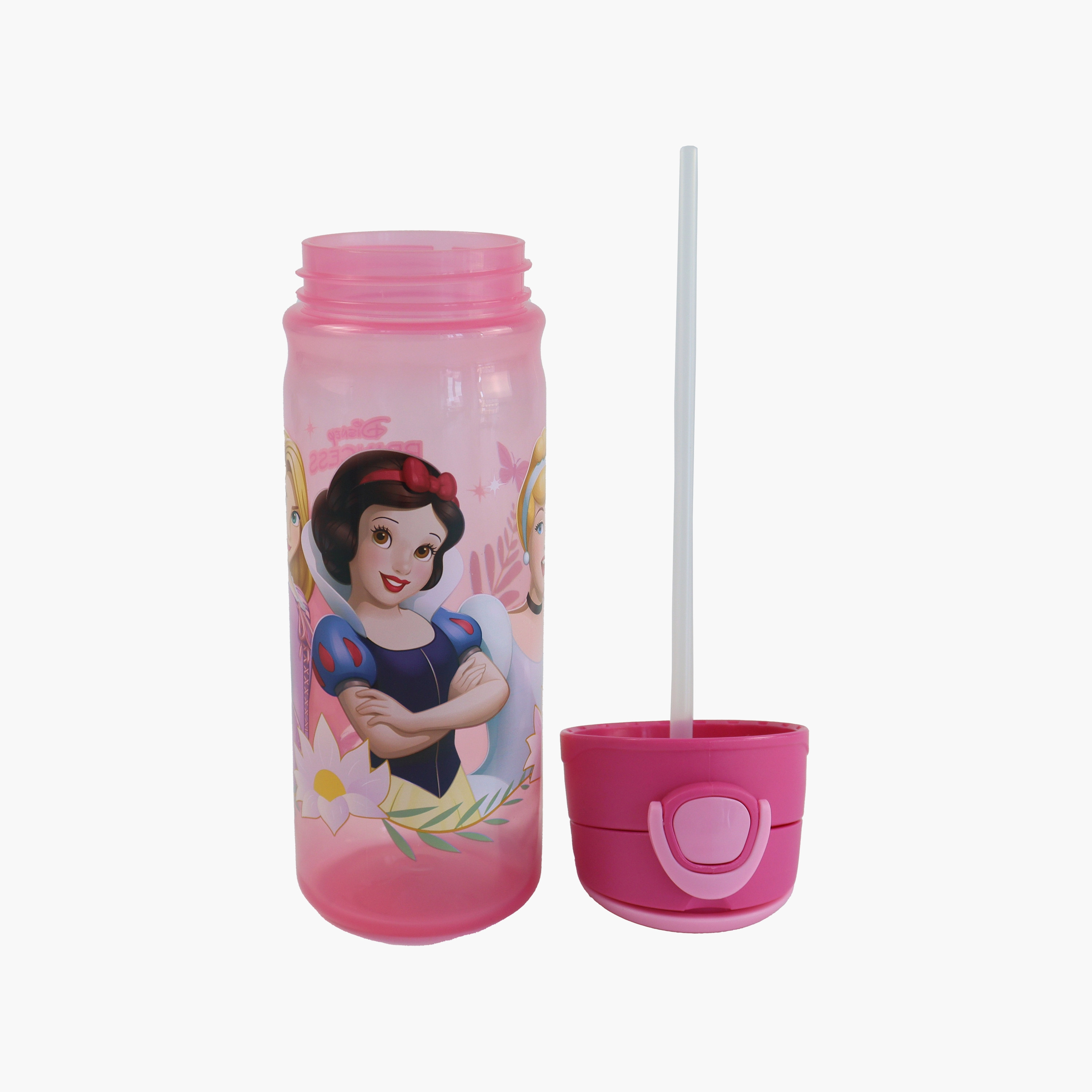Princess Polypropylene Water Bottle with Flip-Top Spout & BPA Free - 600 ml-school-waterbottles-image-2