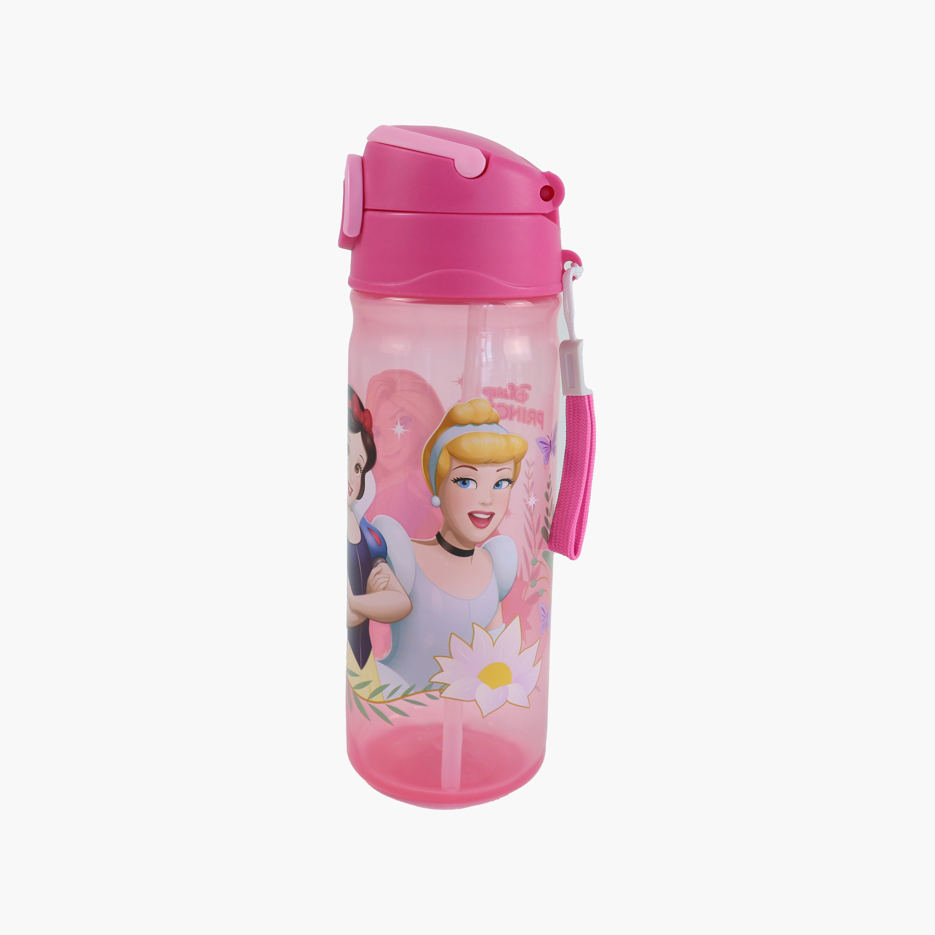 Princess Polypropylene Water Bottle with Flip-Top Spout & BPA Free - 600 ml-school-waterbottles-image-3