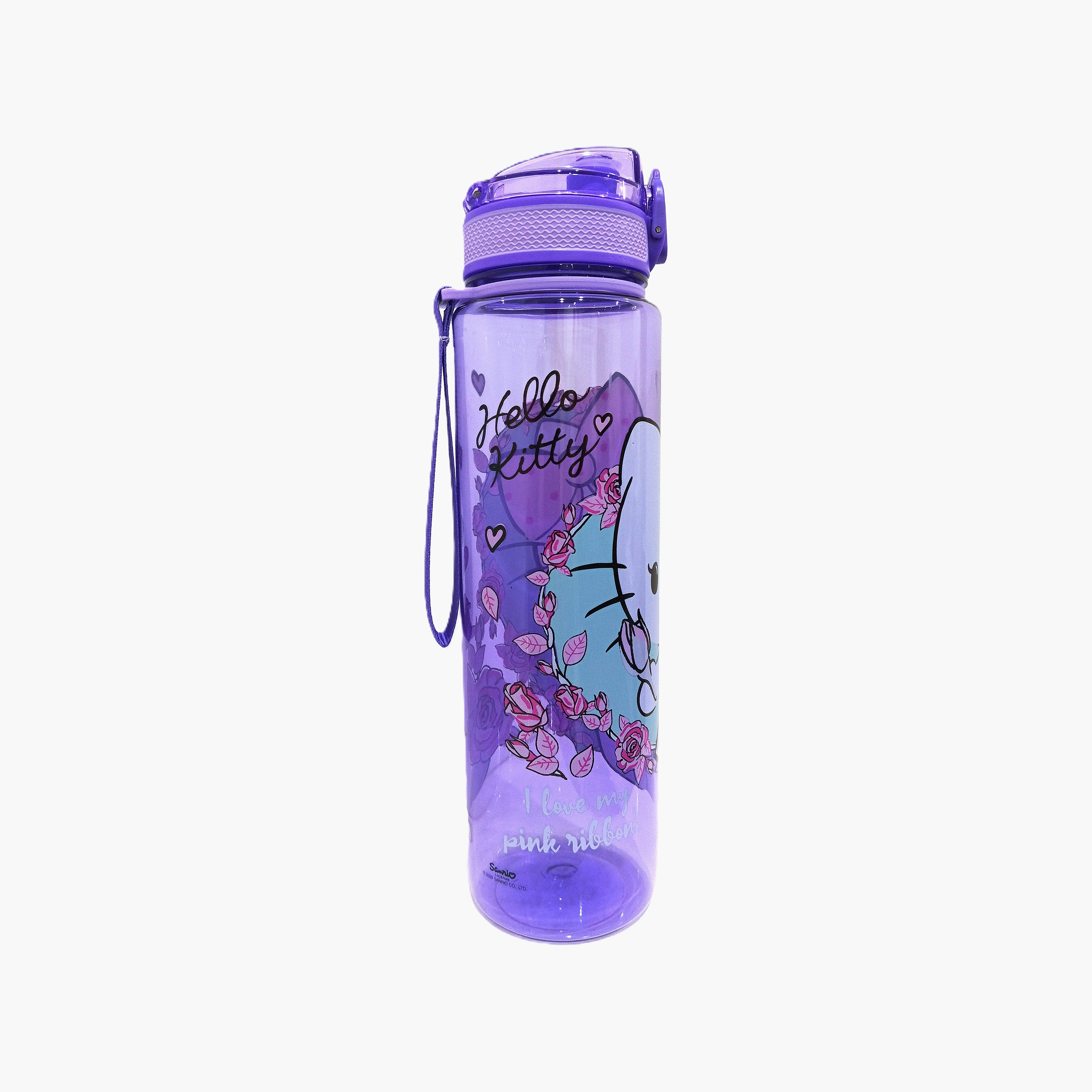 Sanrio Hello Kitty Polypropylene Water Bottle with Chug Spout & Carry Strap - 1 L-school-waterbottles-image-2