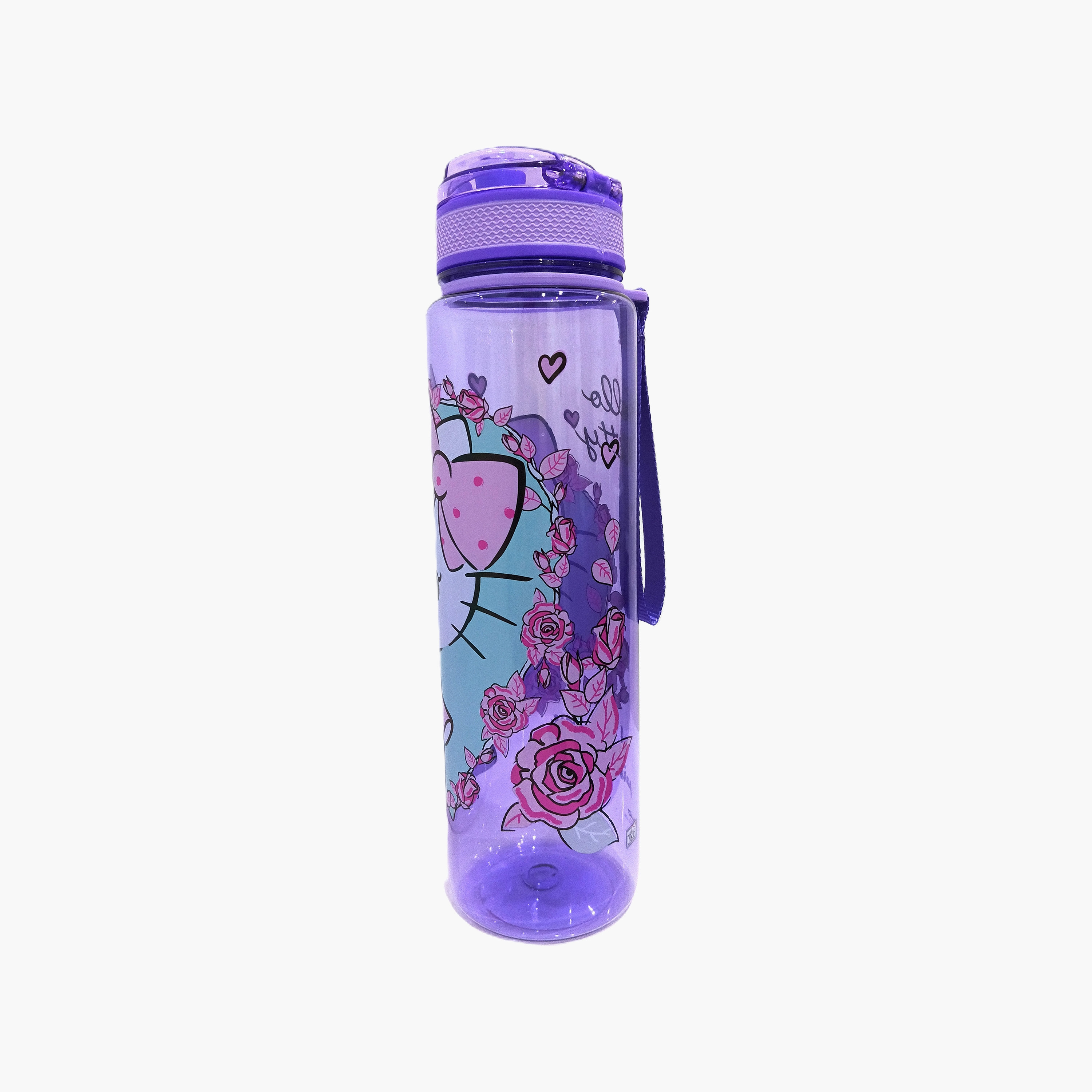 Sanrio Hello Kitty Polypropylene Water Bottle with Chug Spout & Carry Strap - 1 L-school-waterbottles-image-3