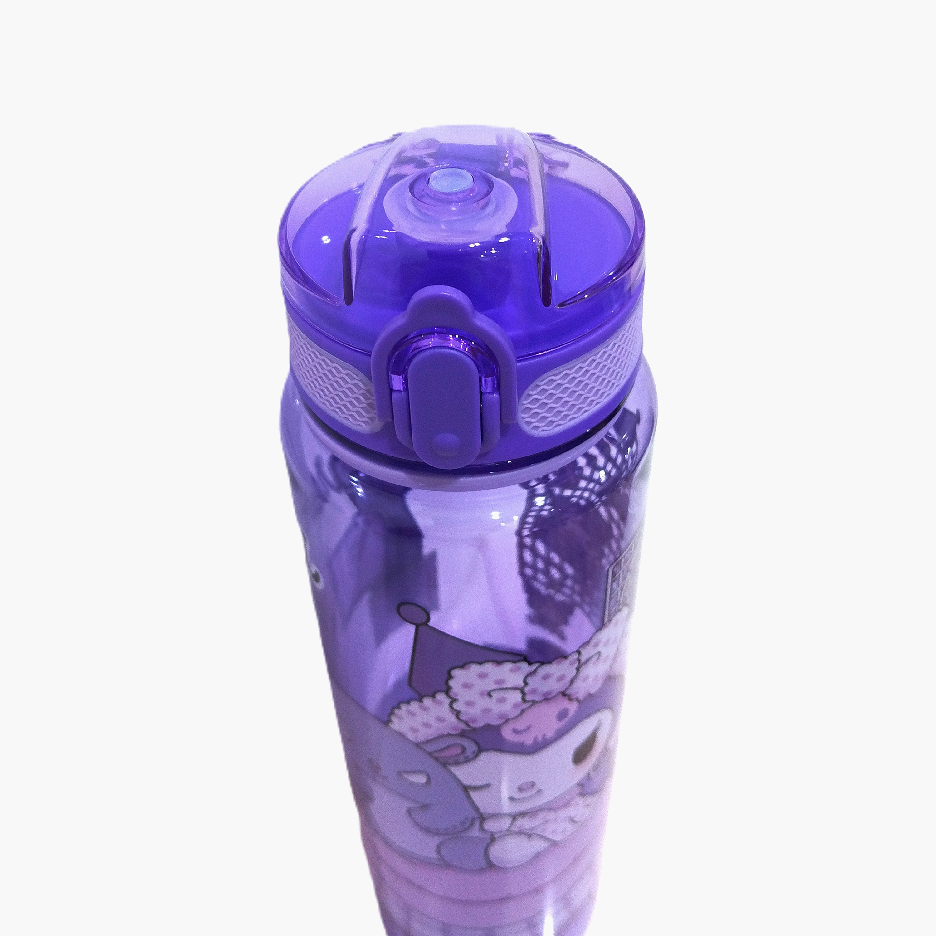 Sanrio Kuromi Polypropylene Water Bottle with Chug Spout & Carry Strap - 1 L-school-waterbottles-image-4