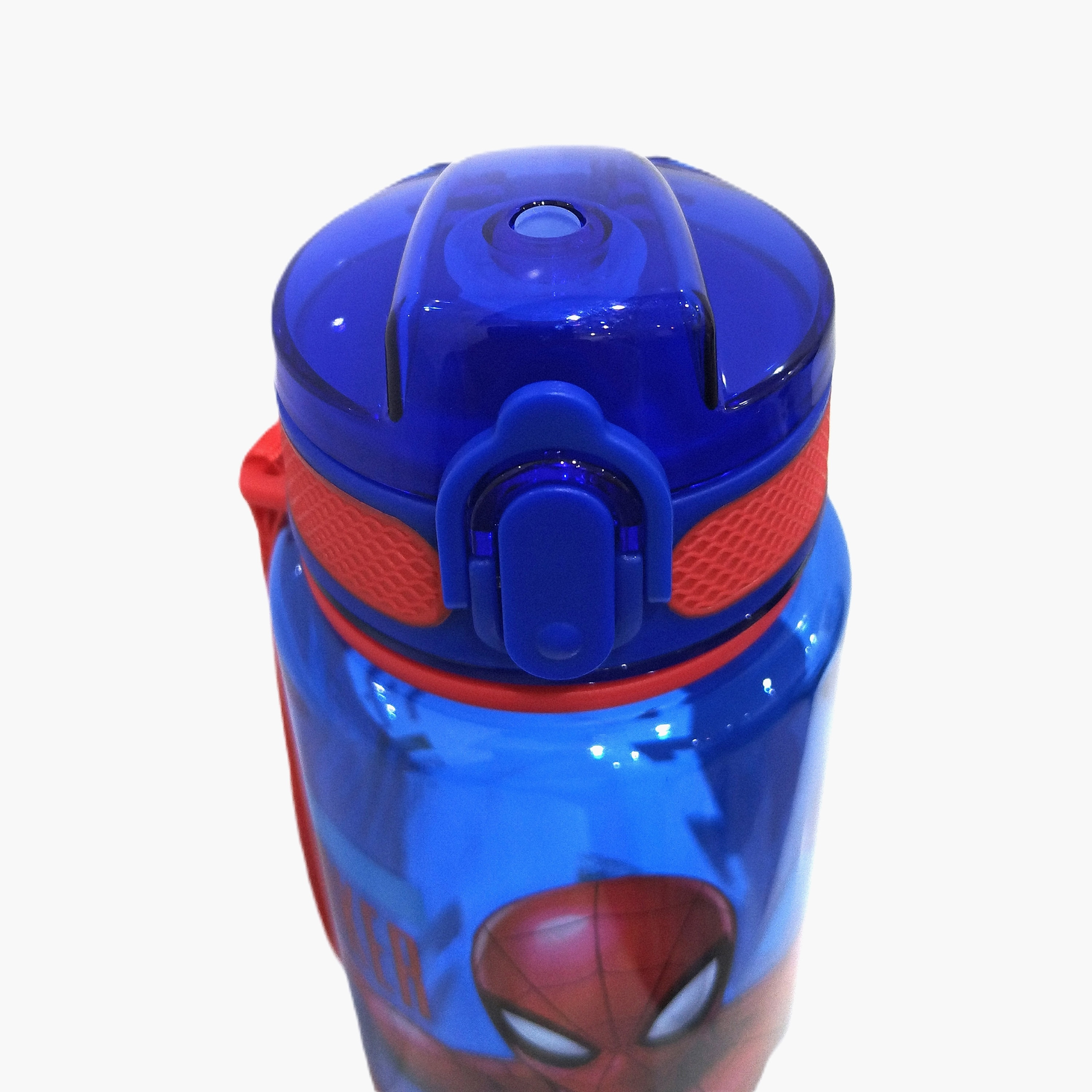 Marvel Spiderman Polypropylene Water Bottle with Chug Spout & Carry Strap - 1 L-school-waterbottles-image-4