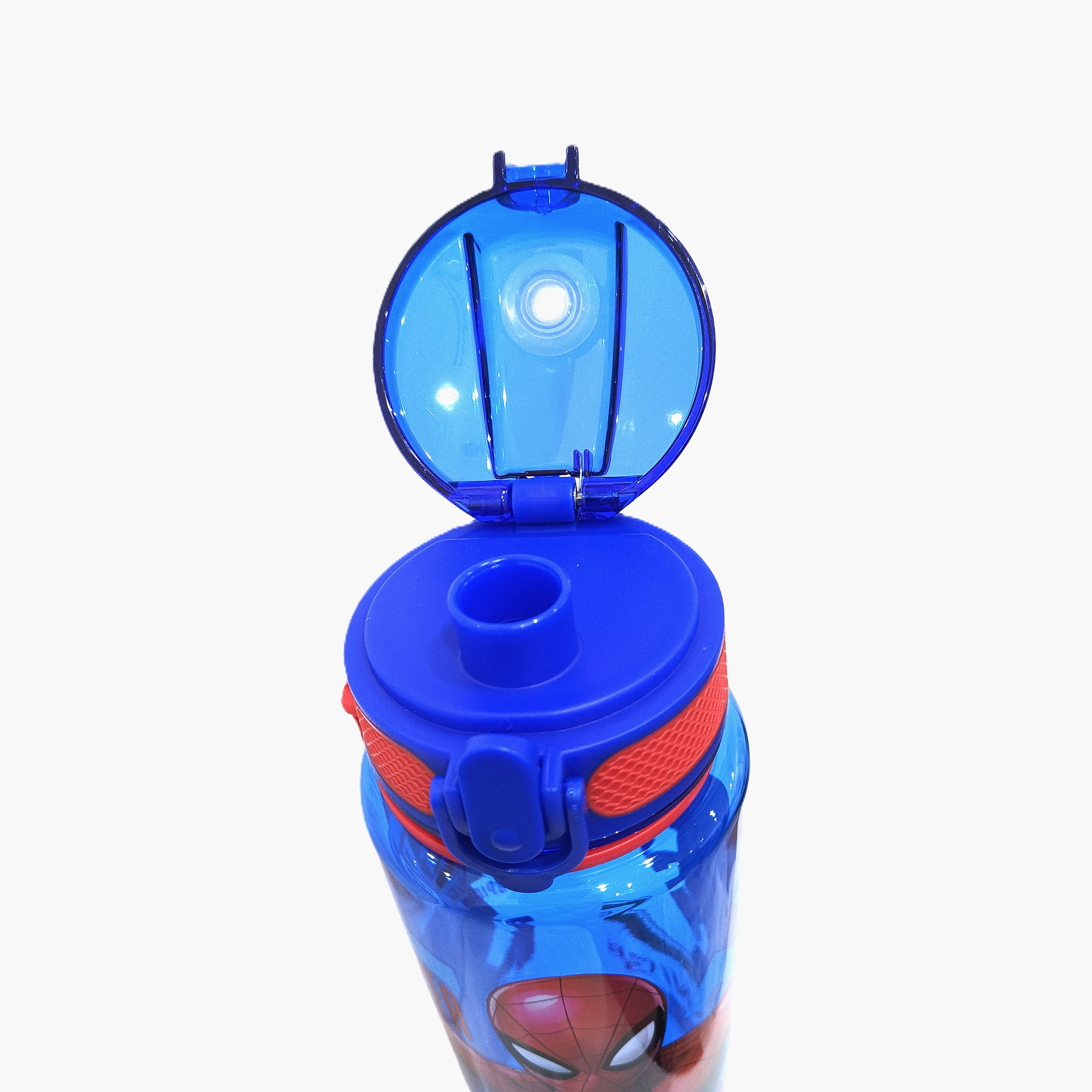 Marvel Spiderman Polypropylene Water Bottle with Chug Spout & Carry Strap - 1 L-school-waterbottles-image-5