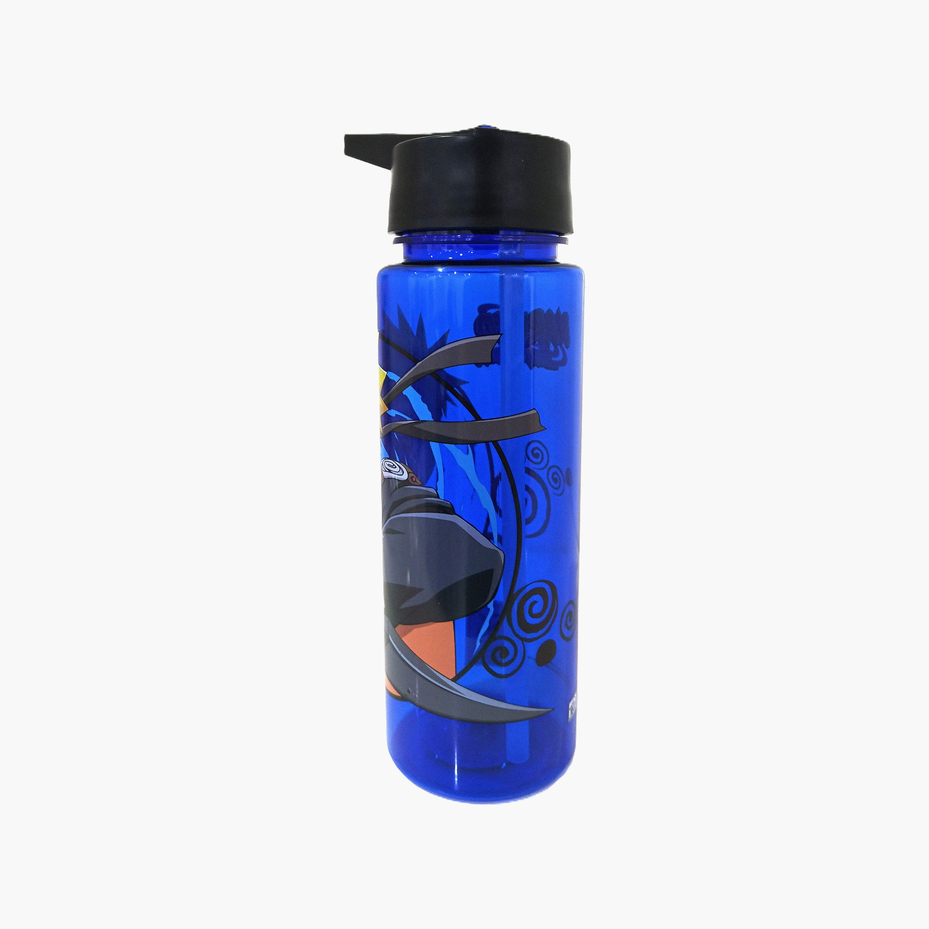 زجاجة ماء بولي بروبيلين بغطاء قابل للطي ومقبض حمل برسمة ناروتو - 650 مل-school-waterbottles-image-2