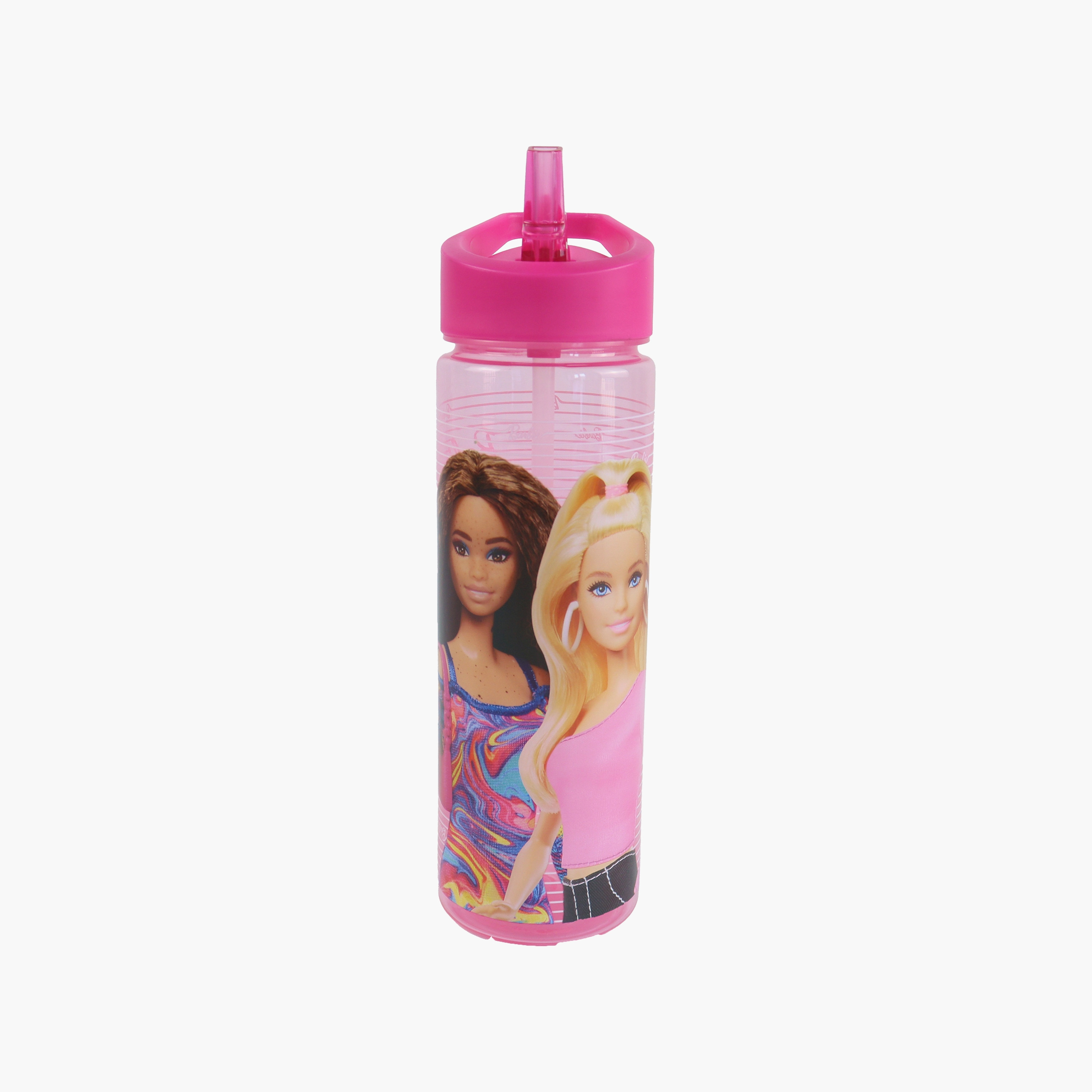 Barbie Polypropylene Water Bottle with Screw-On Lid & Carry Handle - 650 ml-school-waterbottles-image-2