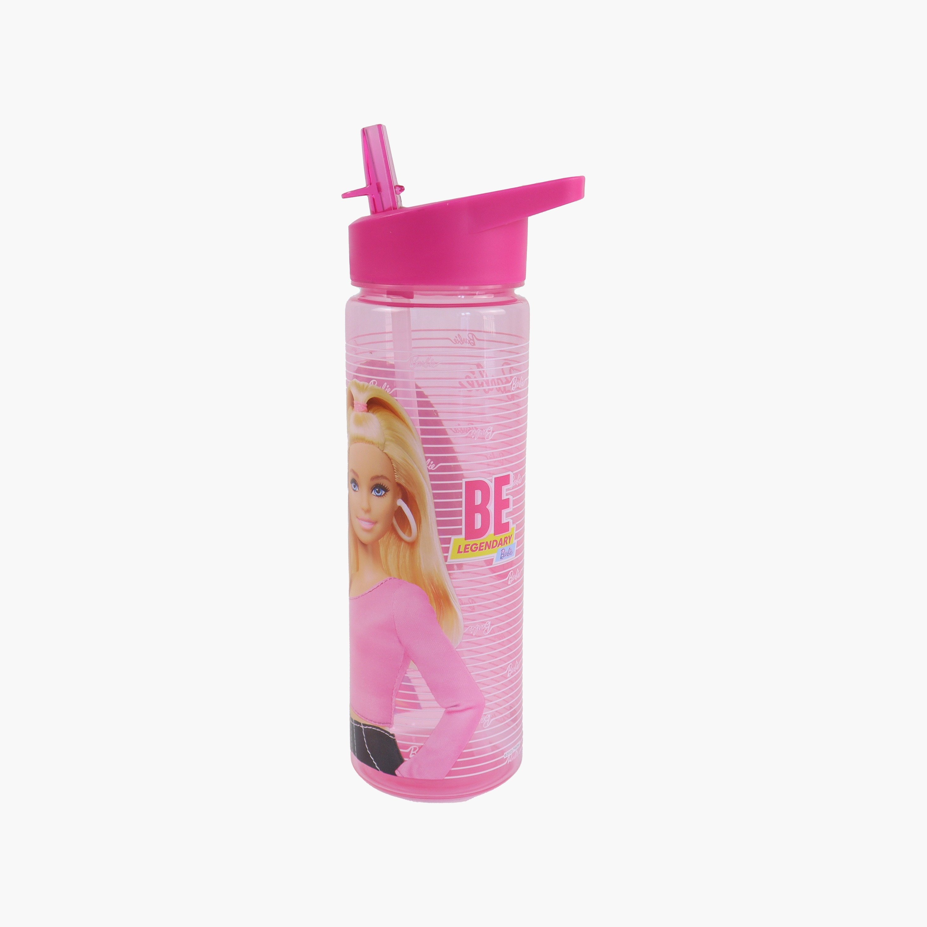 Barbie Polypropylene Water Bottle with Screw-On Lid & Carry Handle - 650 ml-school-waterbottles-image-3