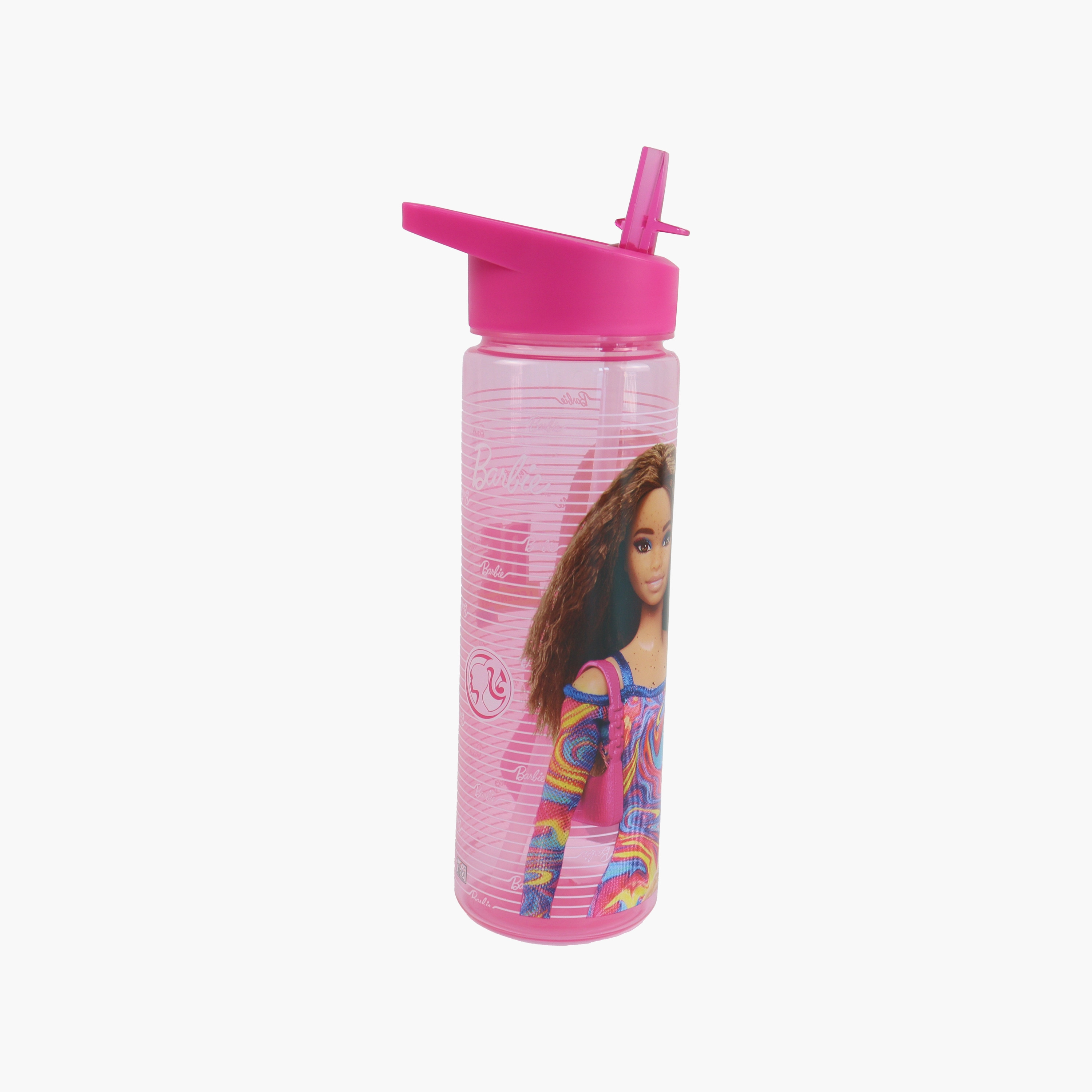 Barbie Polypropylene Water Bottle with Screw-On Lid & Carry Handle - 650 ml-school-waterbottles-image-5