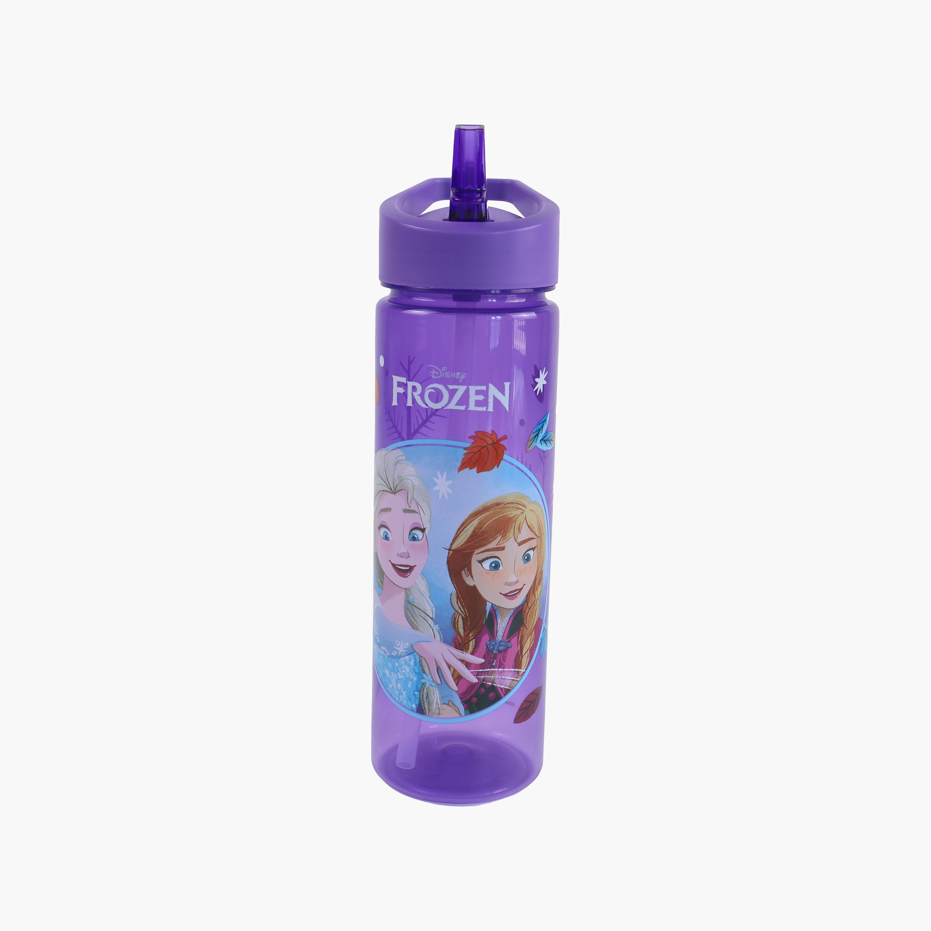 Frozen Elsa and Anna Polypropylene Water Bottle with Flip-Top Spout & Carry Handle - 620 ml-school-waterbottles-image-3