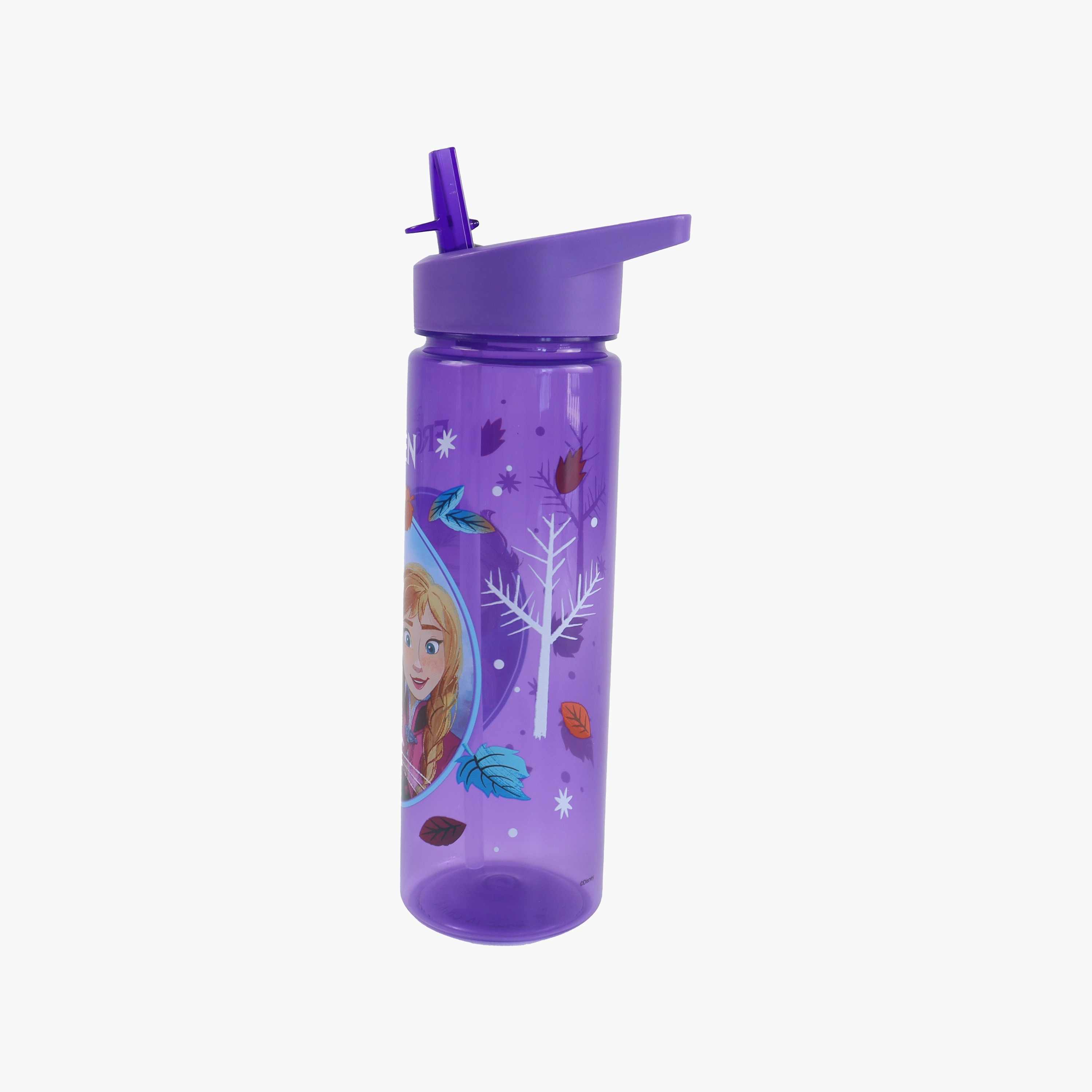 Frozen Elsa and Anna Polypropylene Water Bottle with Flip-Top Spout & Carry Handle - 620 ml-school-waterbottles-image-4