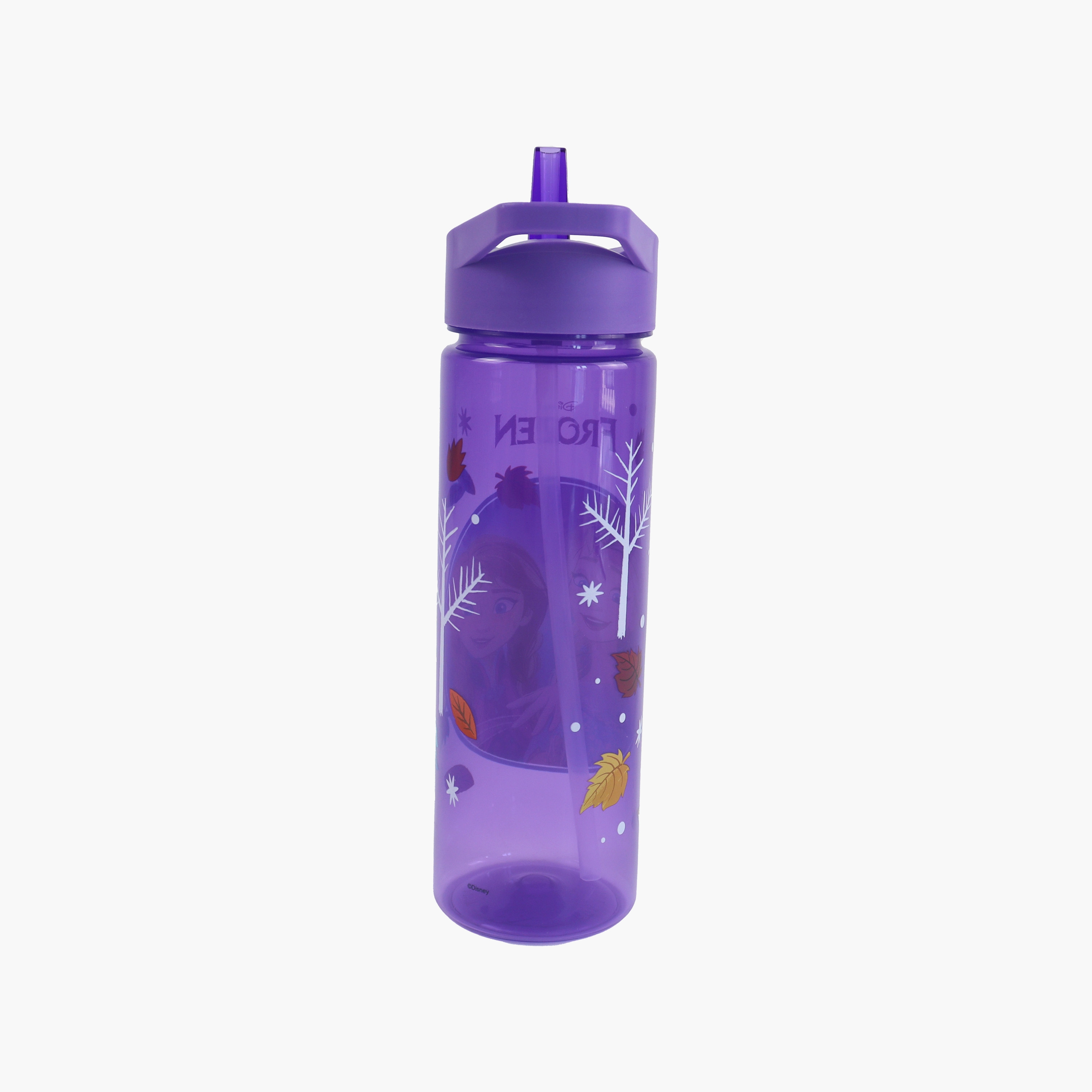Frozen Elsa and Anna Polypropylene Water Bottle with Flip-Top Spout & Carry Handle - 620 ml-school-waterbottles-image-5