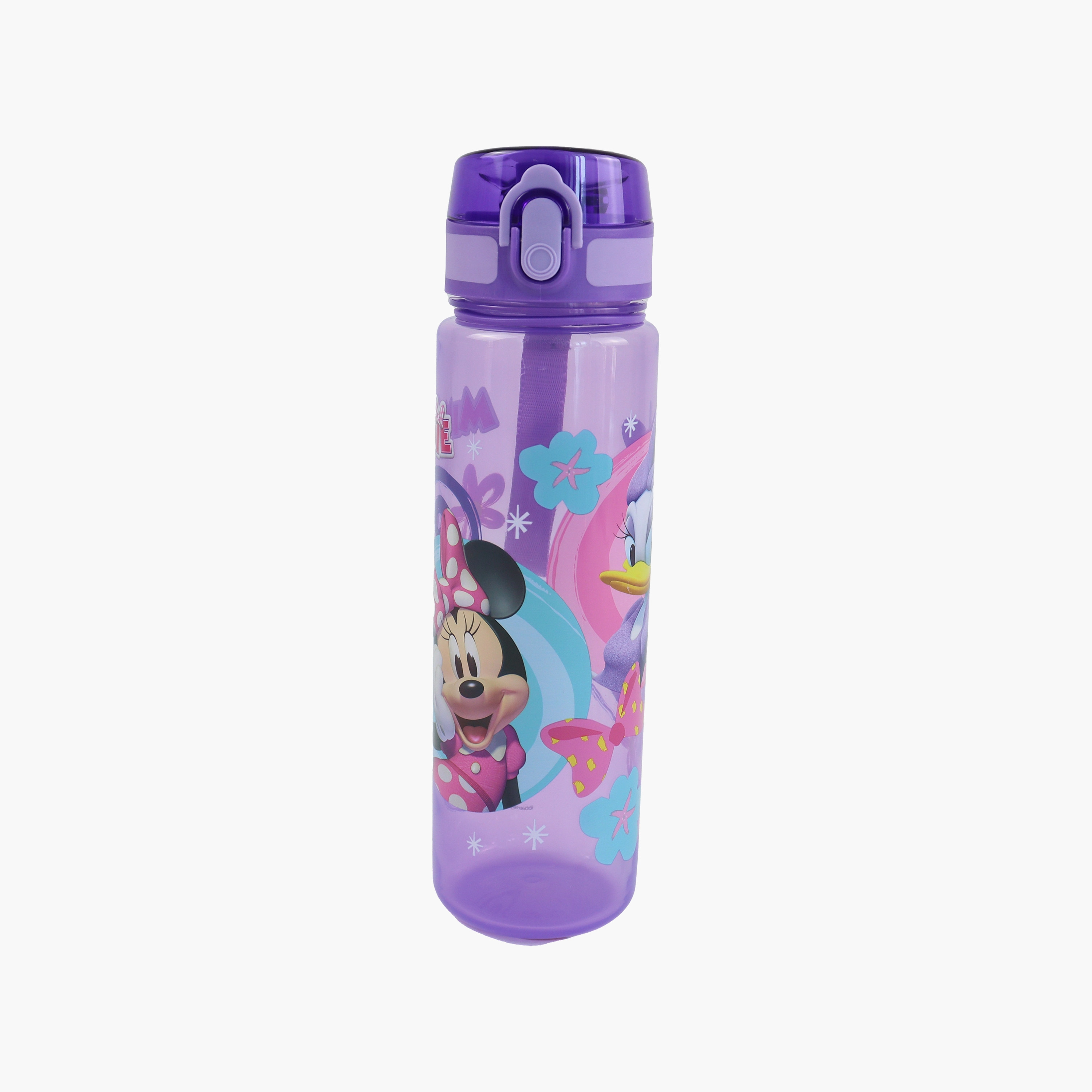 Minnie Mouse Polypropylene Water Bottle with Flip-Top Spout & Carry Strap - 600 ml-school-waterbottles-image-1