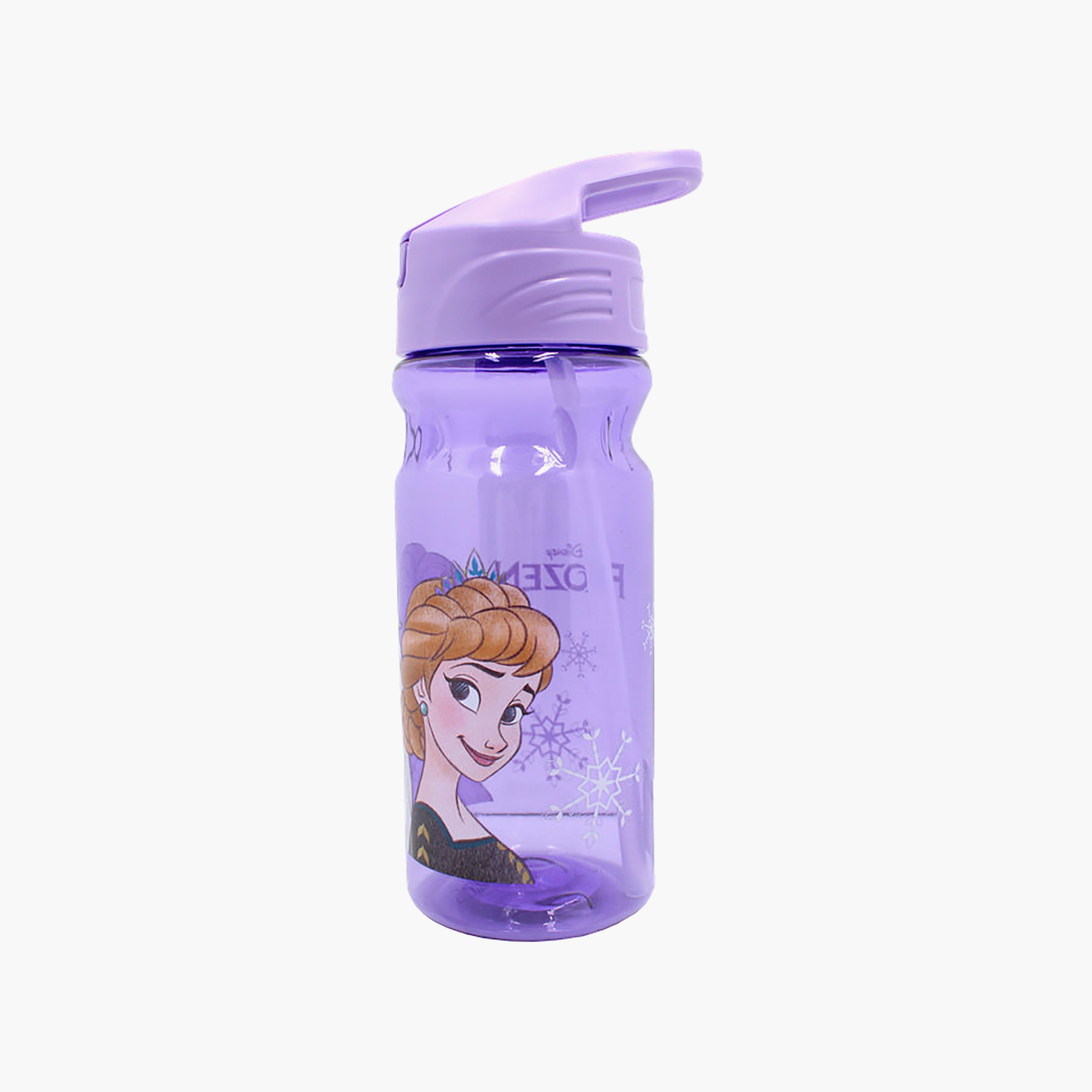Frozen Elsa and Anna Polypropylene Water Bottle with Flip-Top Spout & Carry Handle - 600 ml-school-waterbottles-image-2