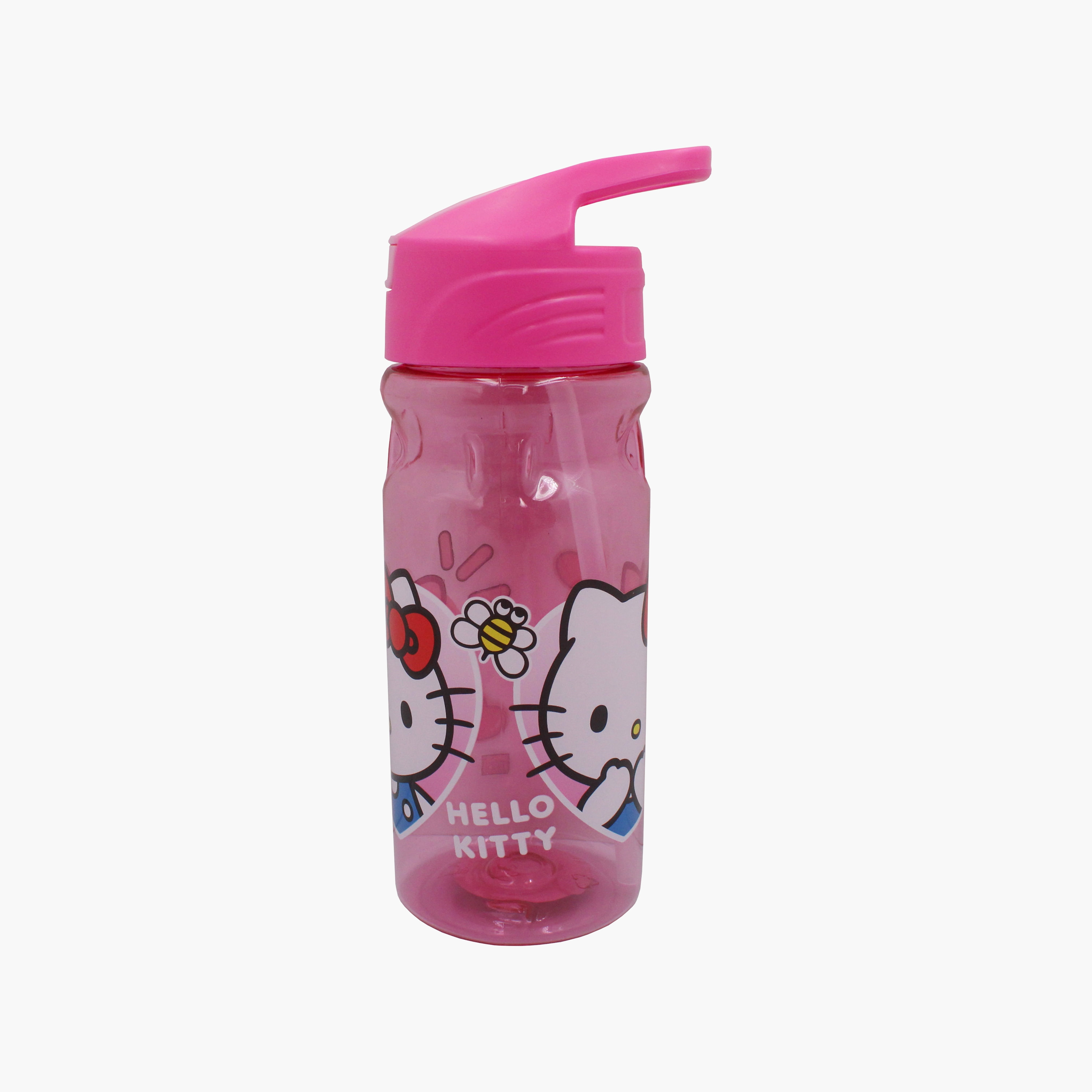Sanrio Hello Kitty Polypropylene Water Bottle with Flip-Top Spout & Leakproof - 500 ml-school-waterbottles-image-2