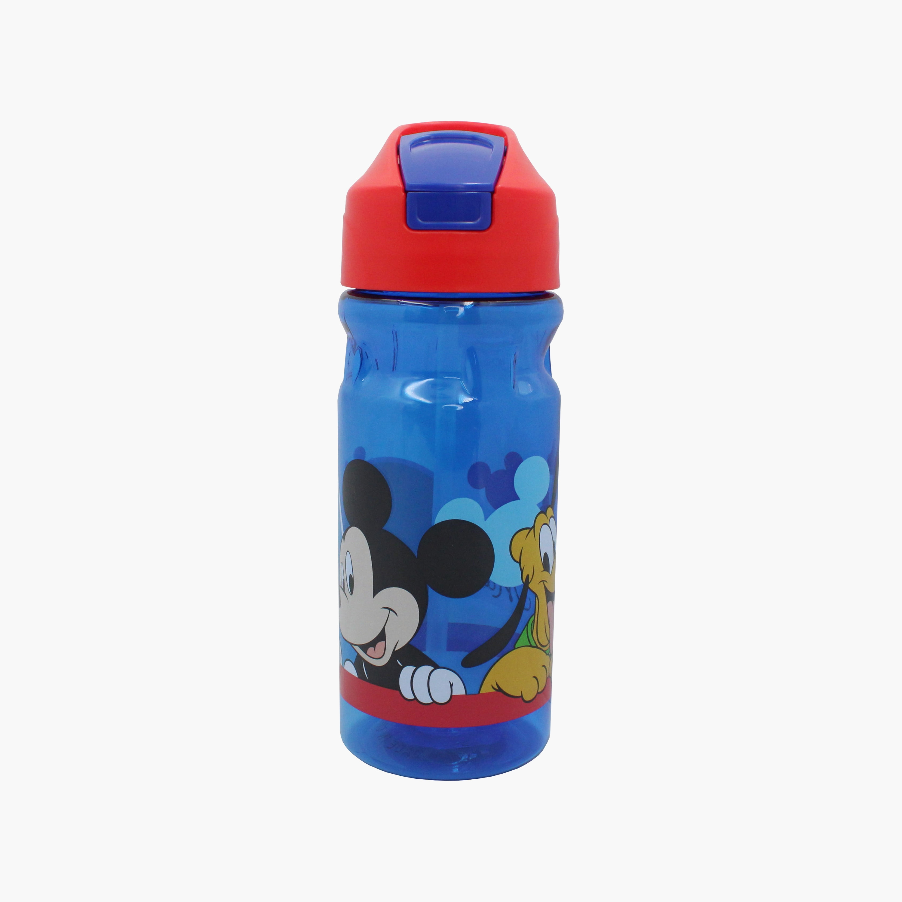 Disney Mickey Mouse Polypropylene Water Bottle with Flip-Top Spout & Carry Handle - 600 ml-school-waterbottles-image-1