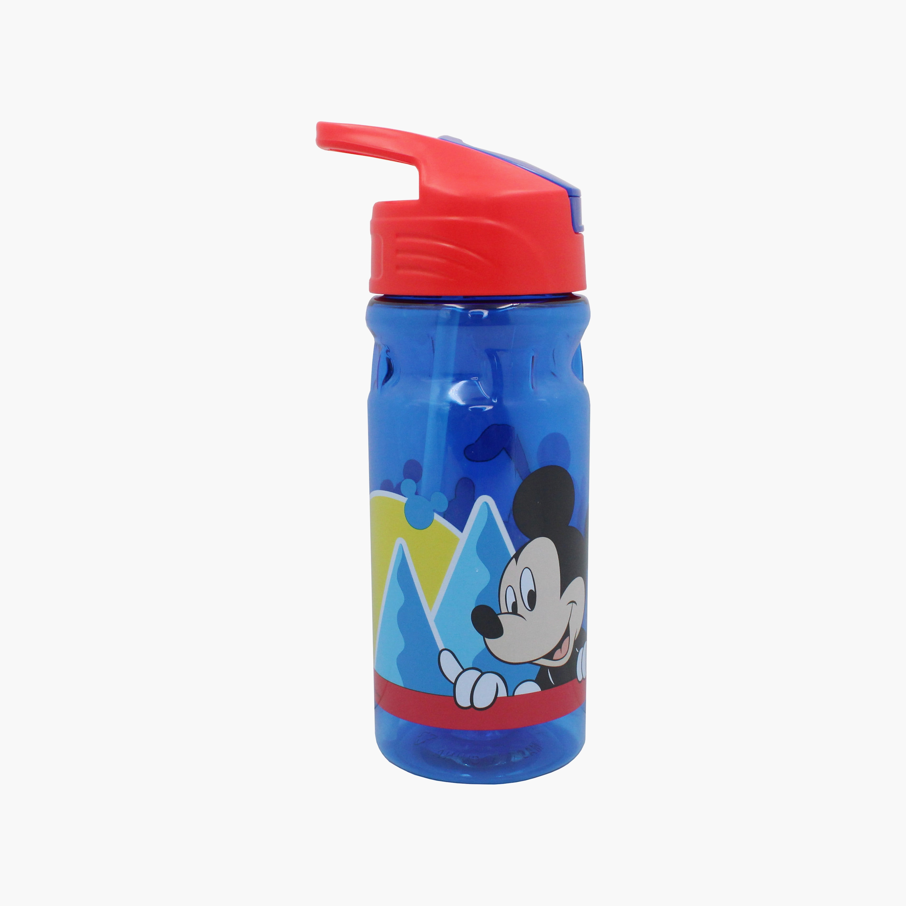 Disney Mickey Mouse Polypropylene Water Bottle with Flip-Top Spout & Carry Handle - 600 ml-school-waterbottles-image-2