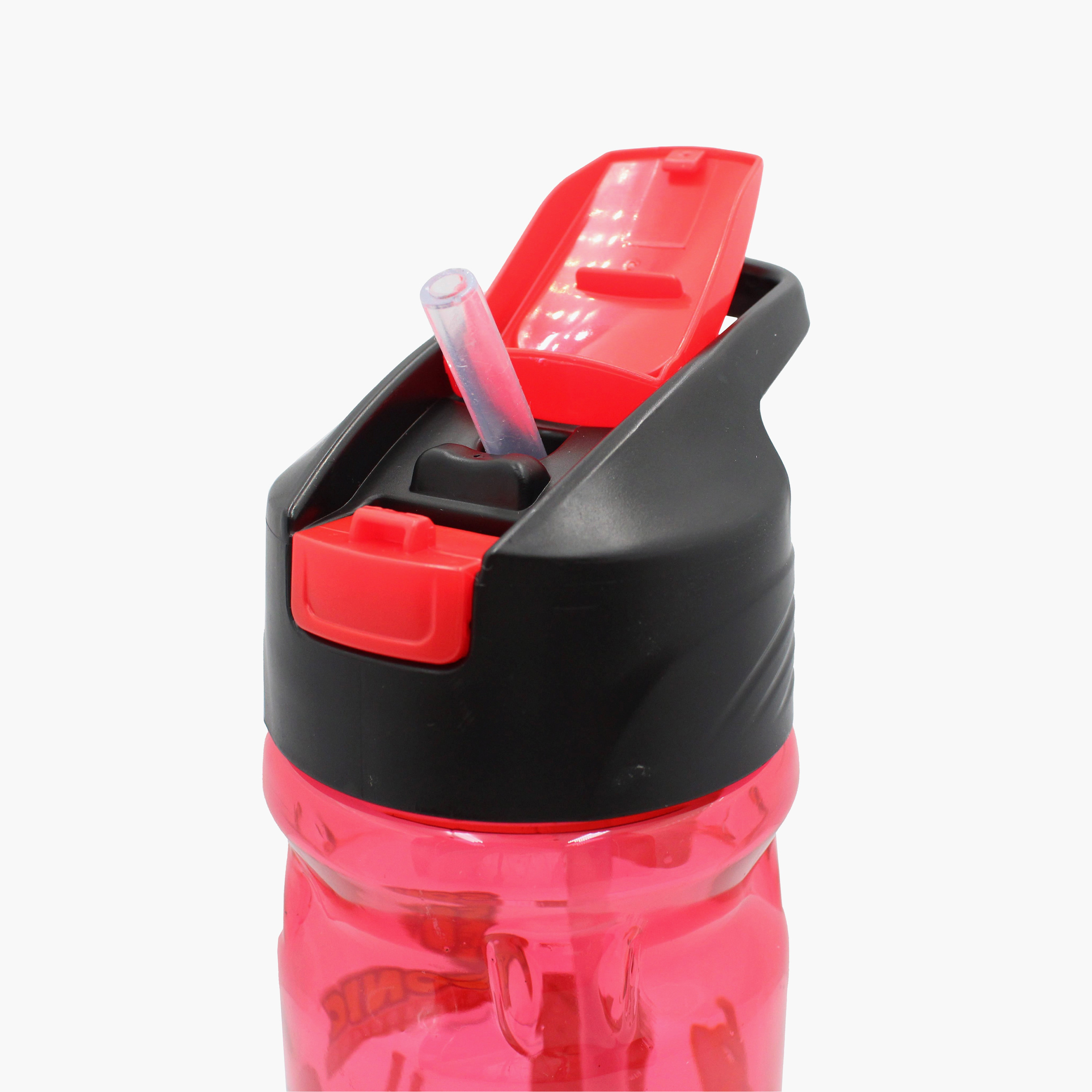 زجاجة ماء بولي بروبيلين بفوهة مصاصة قابلة للسحب ومقبض حمل برسمة سونيك - 500 مل-school-waterbottles-image-6