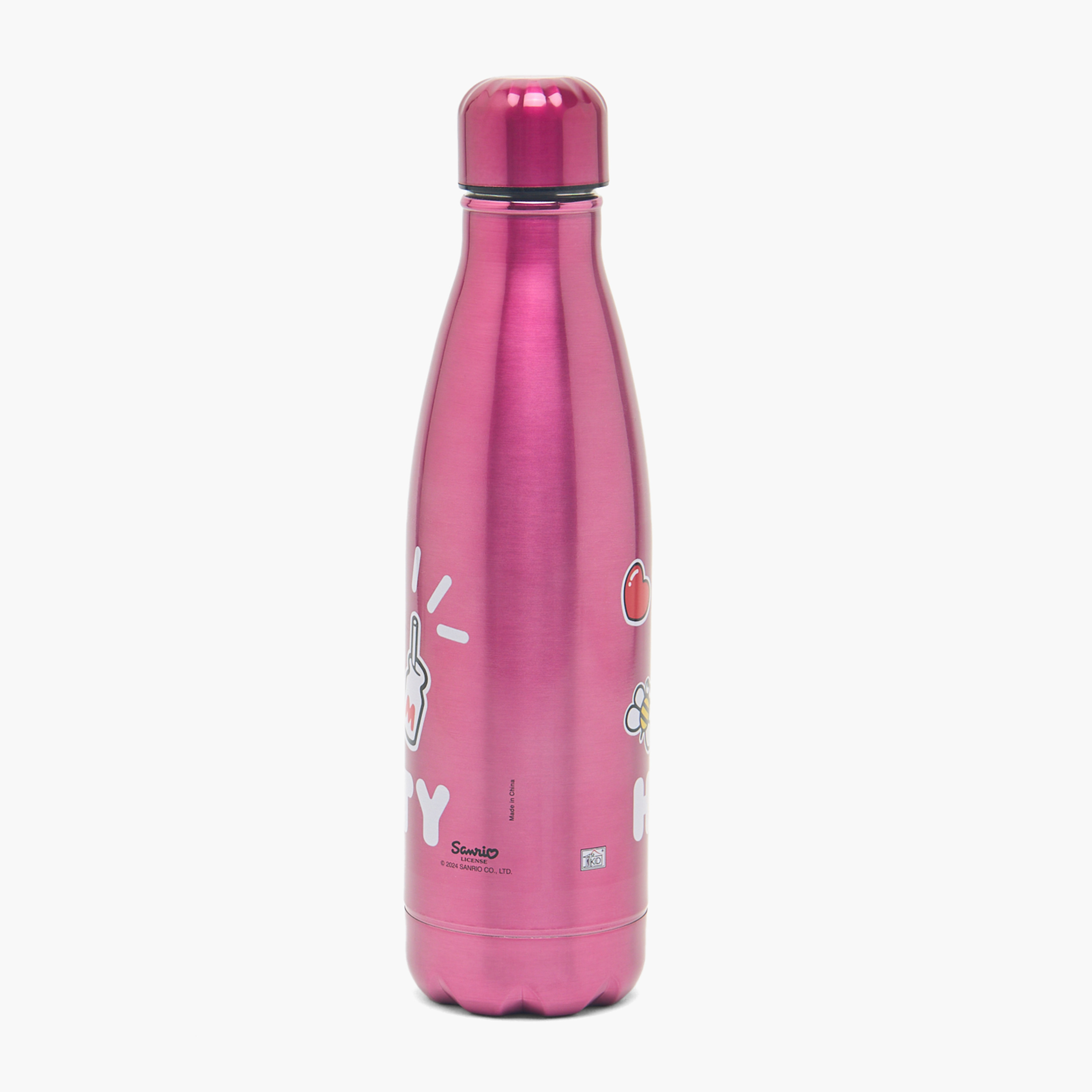 قارورة مياه ستانليس ستيل بطبعات هالو كيتي وغطاء لولبي من سانريو - 600 مل-school-waterbottles-image-3