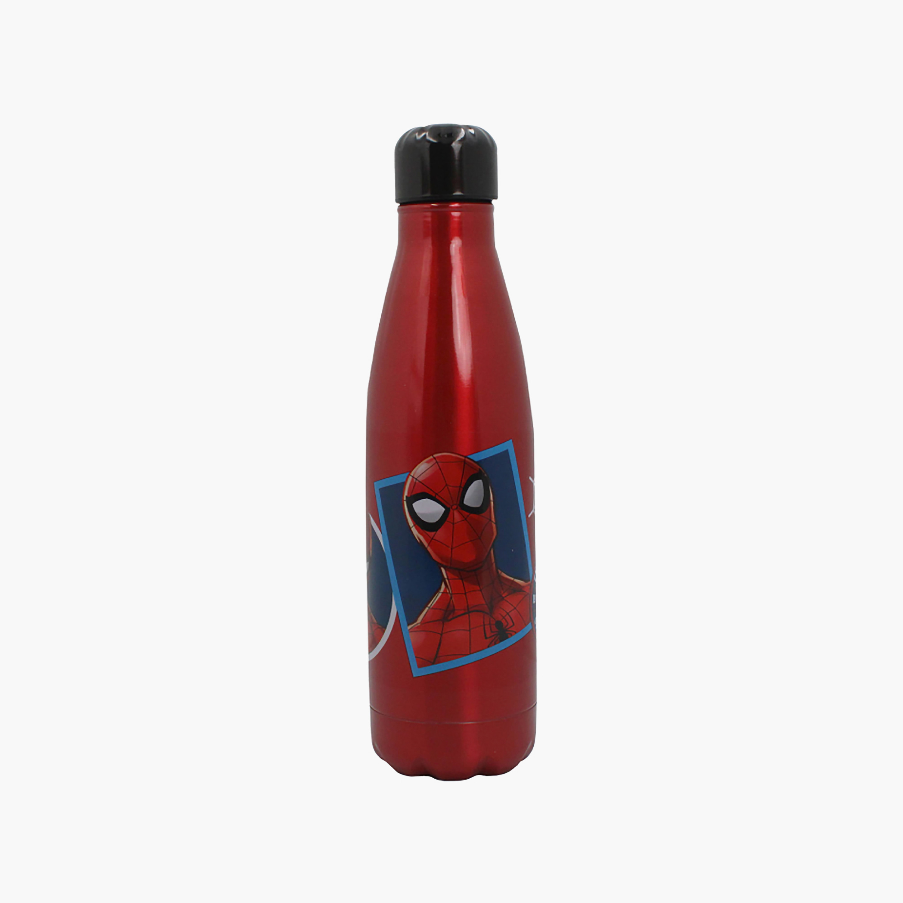 Marvel Spiderman Stainless Water Bottle with Screw On Cap & Leakproof - 600 ml-school-waterbottles-image-2