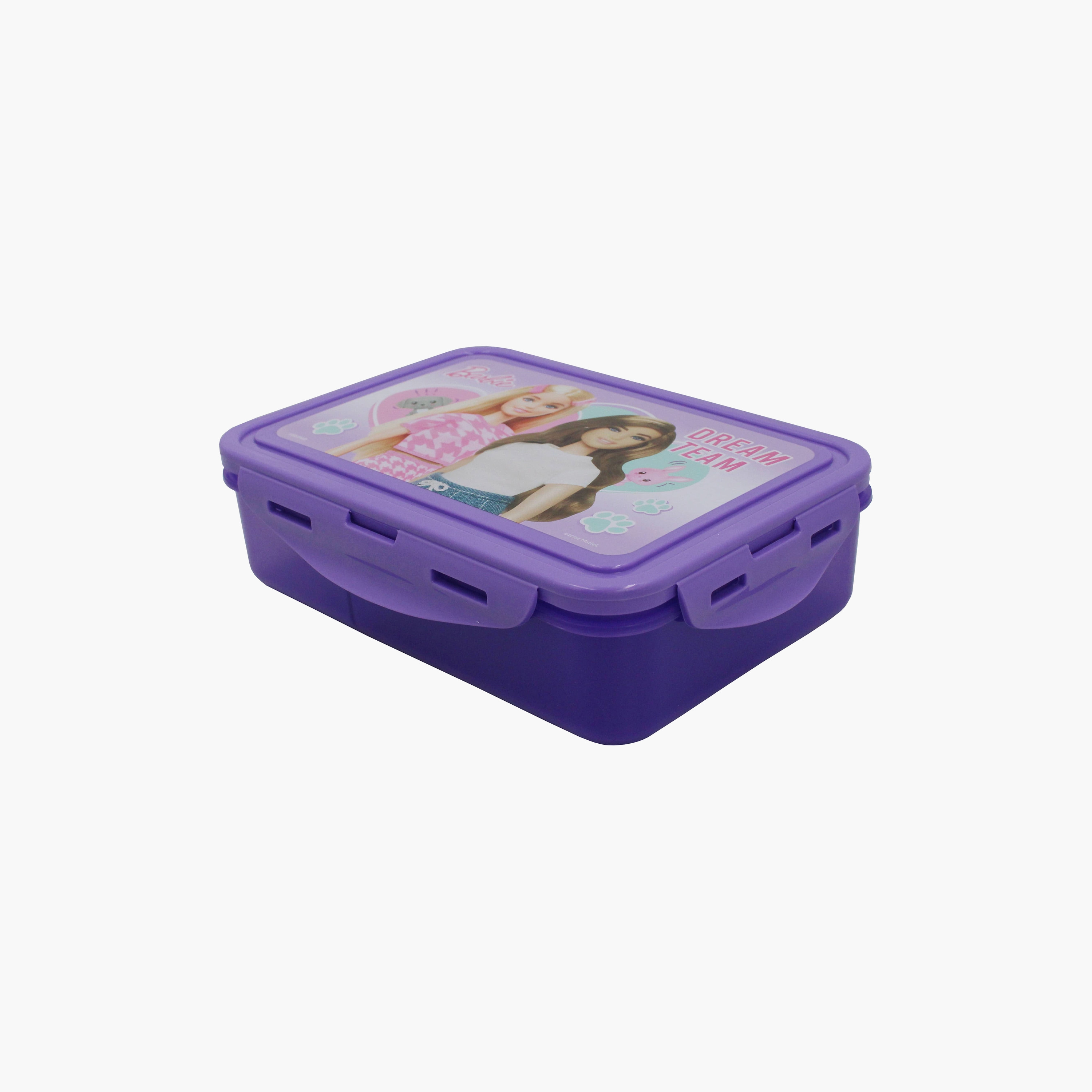 طقم حقيبة غداء ماتيل باربي قطعتين للبنات من 3 إلى 5 سنوات مع زجاجة مياه-school-lunchessentials-sets-image-4