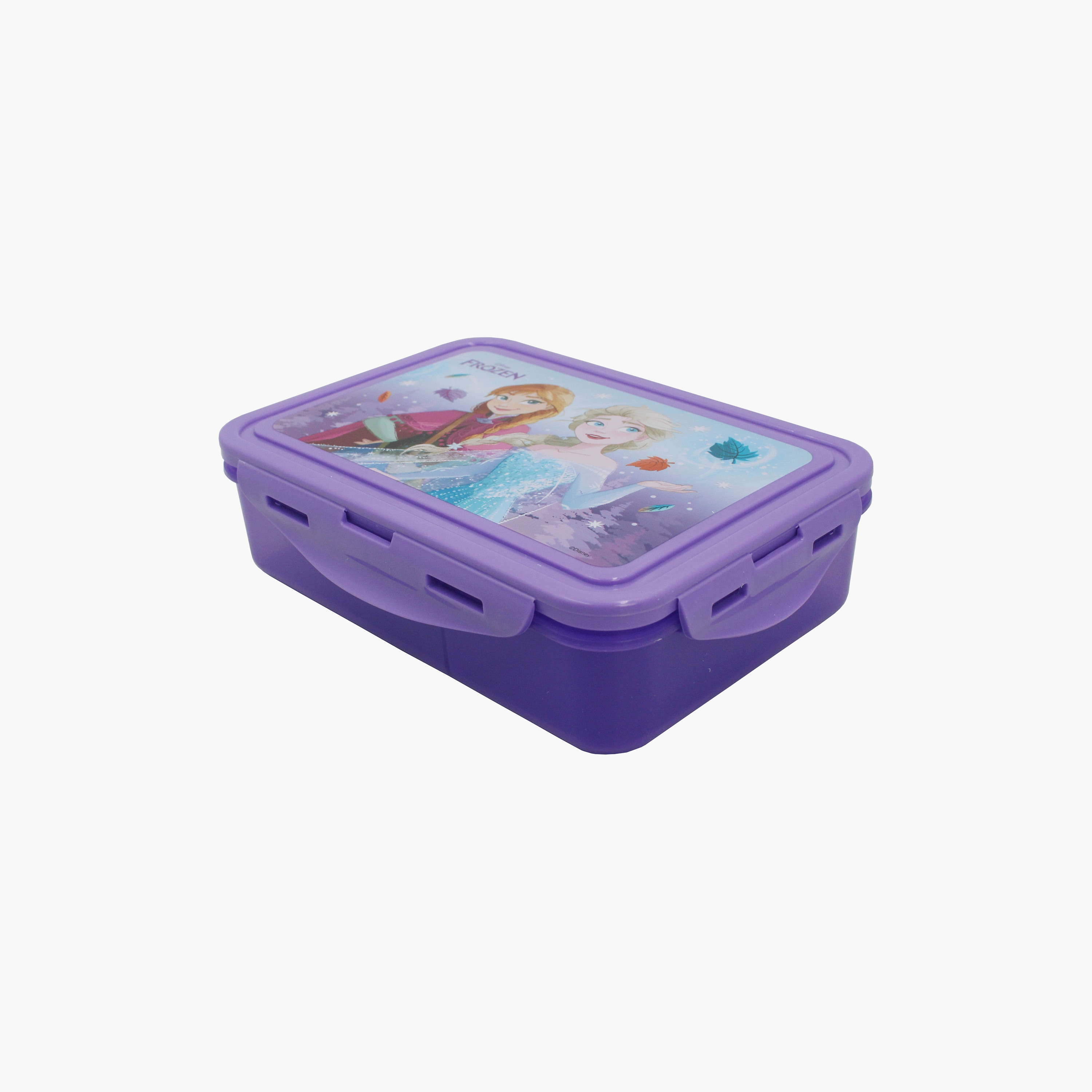 طقم حقيبة غداء ديزني فروزن قطعتين للبنات من 3 إلى 5 سنوات مع زجاجة مياه-school-lunchessentials-sets-image-6