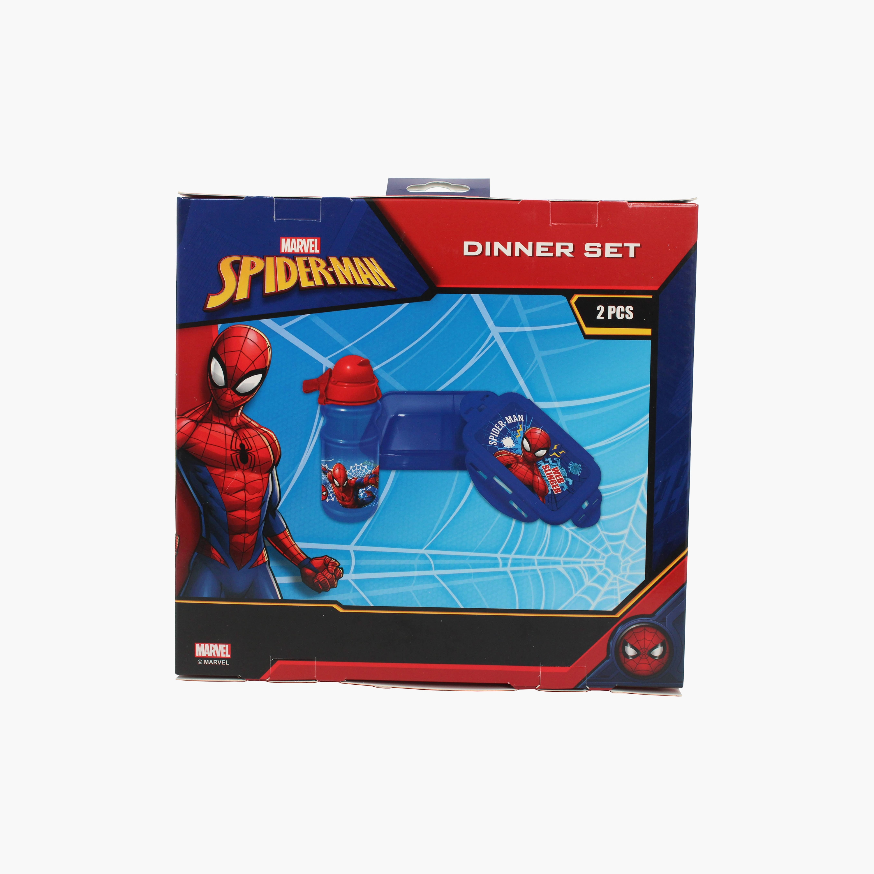 Marvel Spider-Man 2-Piece Lunch Bag Set for Boys 3-5 Yrs with Water Bottle-school-lunchessentials-sets-image-10
