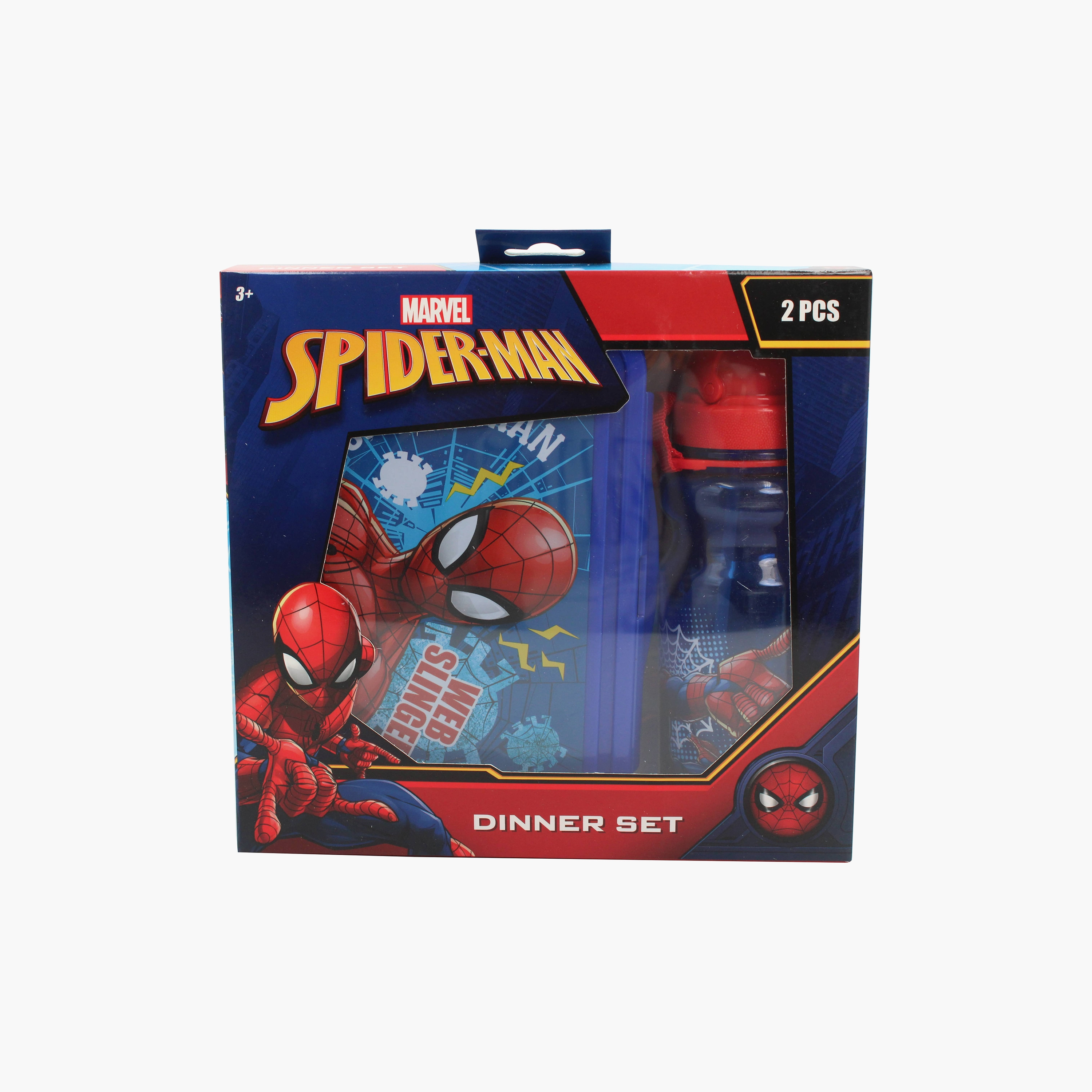 Marvel Spider-Man 2-Piece Lunch Bag Set for Boys 3-5 Yrs with Water Bottle-school-lunchessentials-sets-image-9