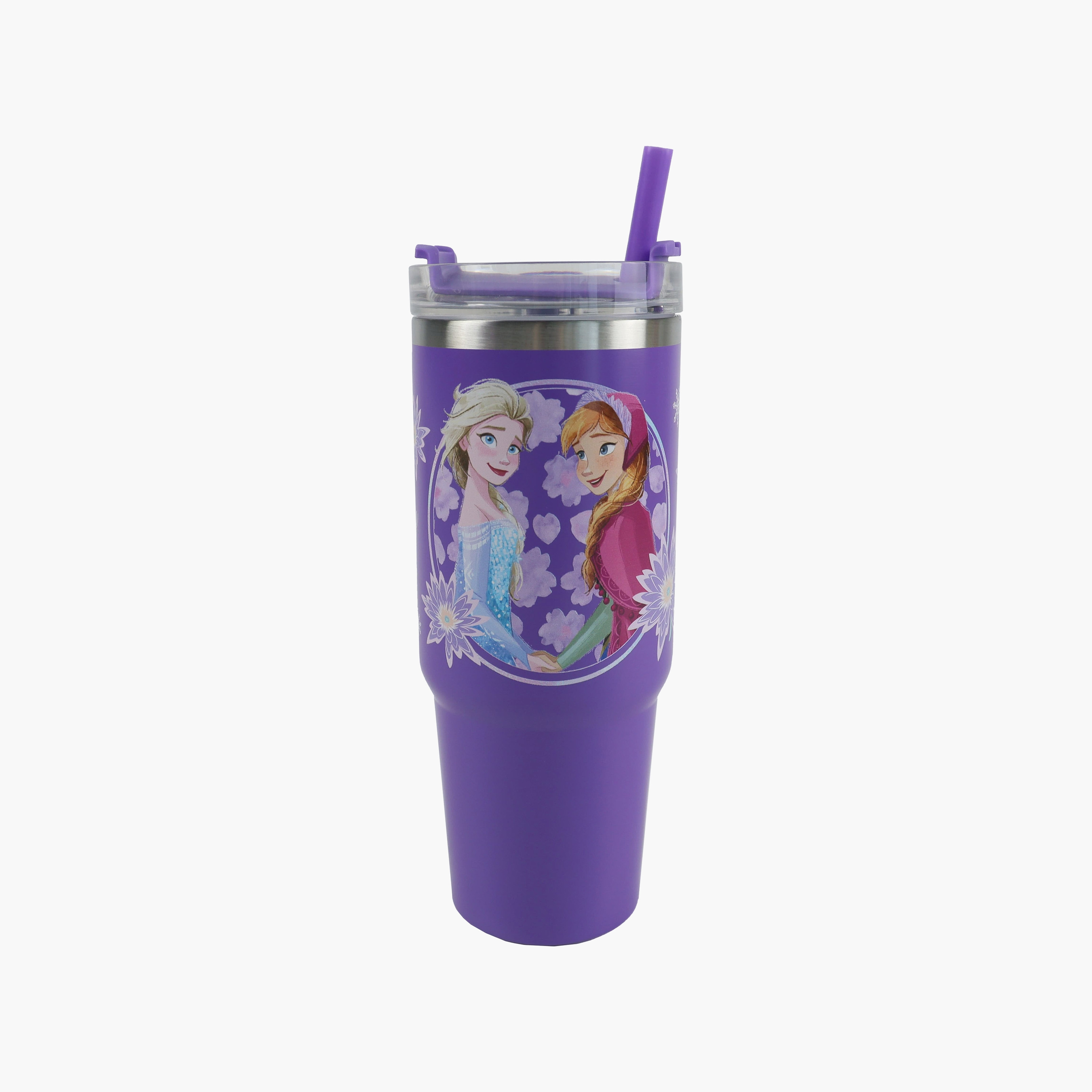 Disney Frozen Stainless Steel Tumbler with Side Handle - 887 ml-baby-feeding-mealtimeessentials-image-4