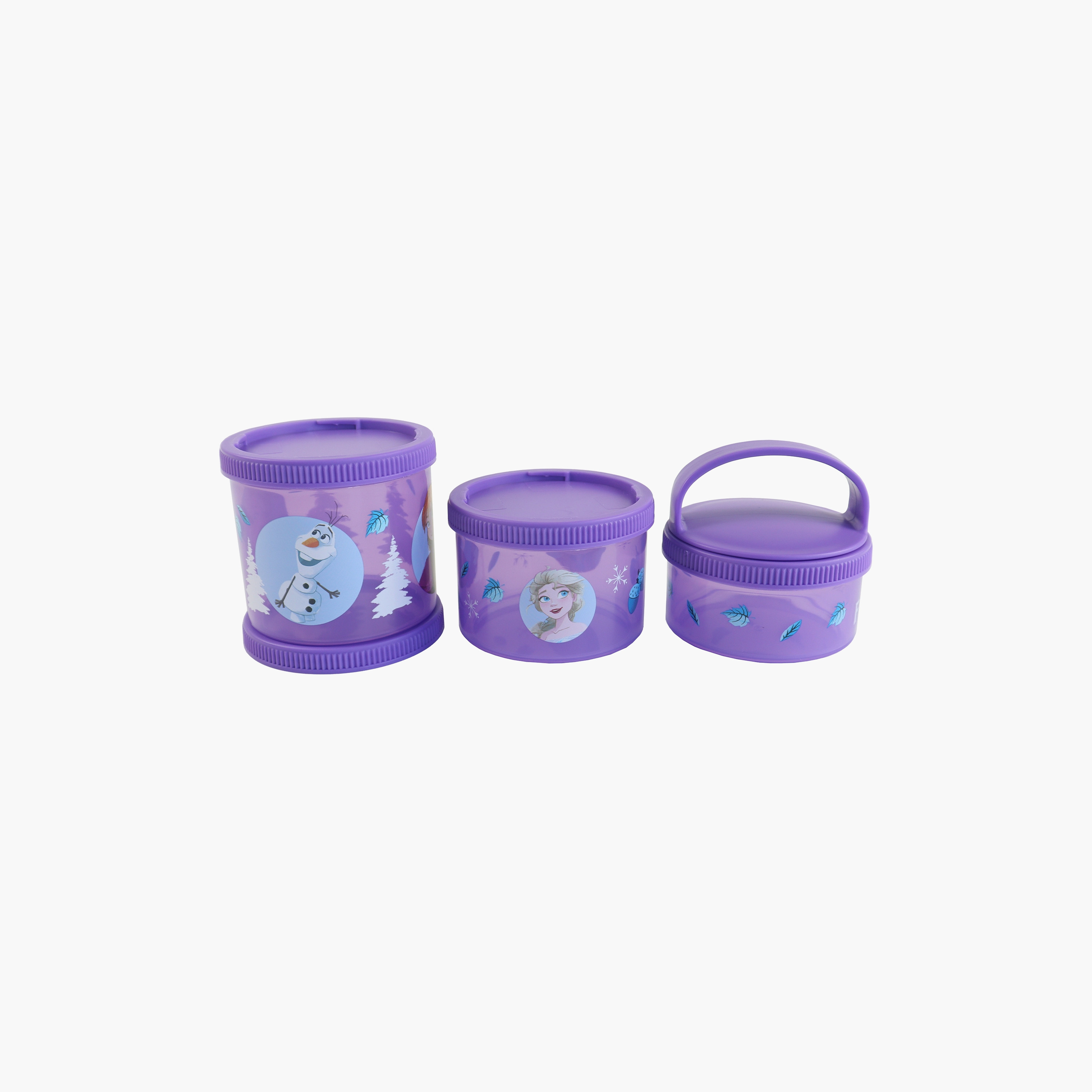 صندوق وجبات خفيفة (سناك بوكس) ديزني فروزن 3 قطع مع مقبض حمل-baby-feeding-mealtimeessentials-image-2