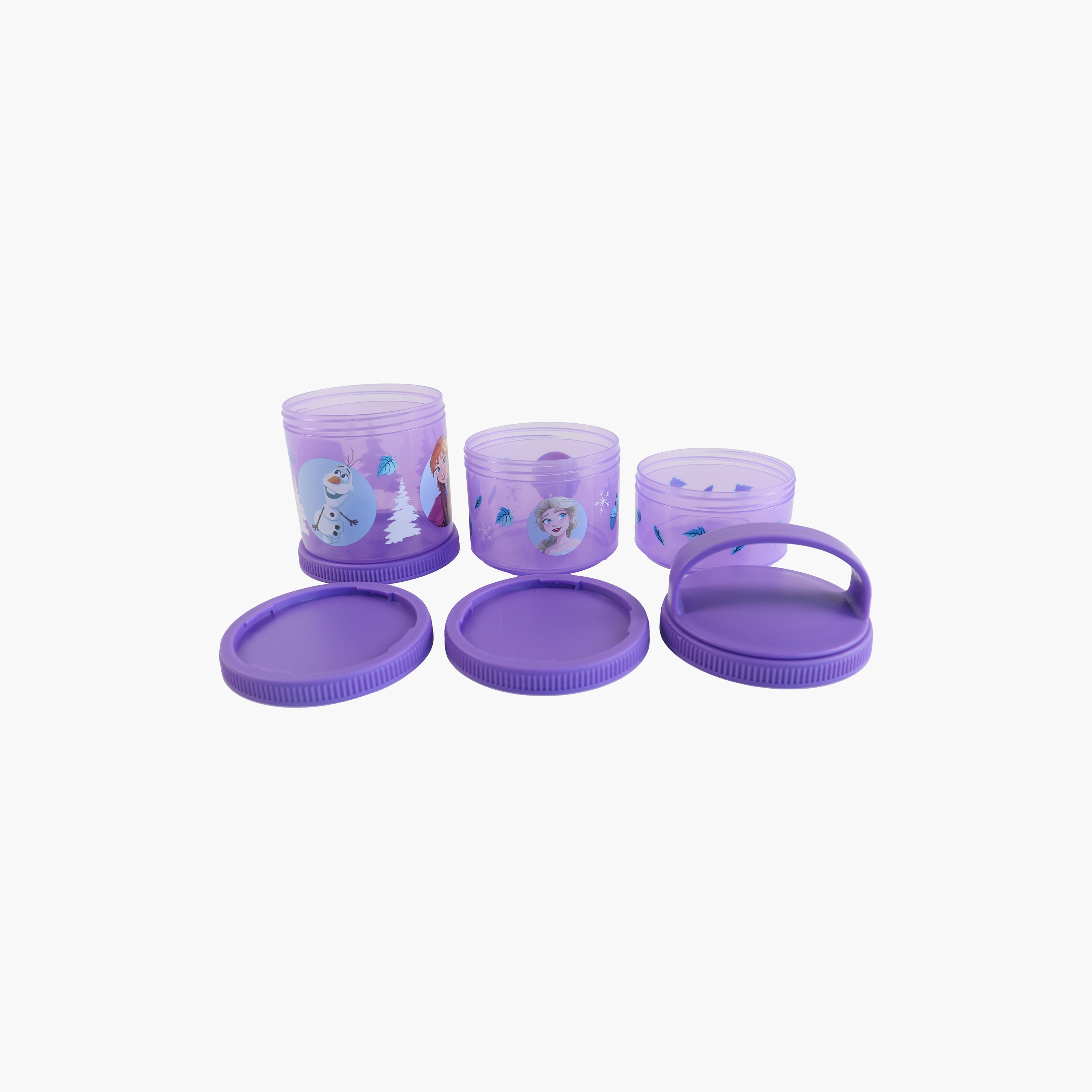 صندوق وجبات خفيفة (سناك بوكس) ديزني فروزن 3 قطع مع مقبض حمل-baby-feeding-mealtimeessentials-image-3