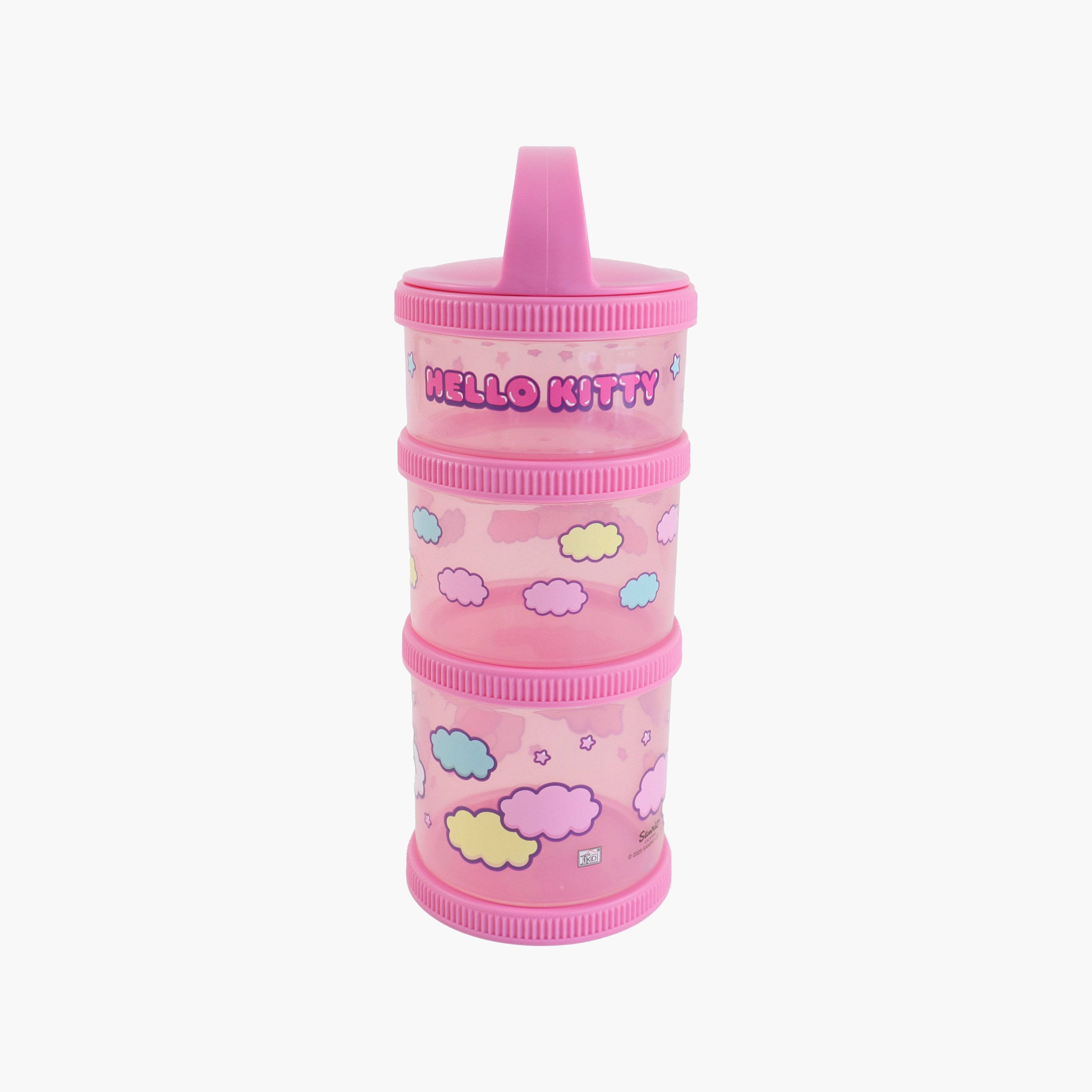 صندوق وجبات خفيفة (سناك بوكس) سانريو هيلو كيتي 3 قطع مع مقبض حمل-baby-feeding-mealtimeessentials-image-5