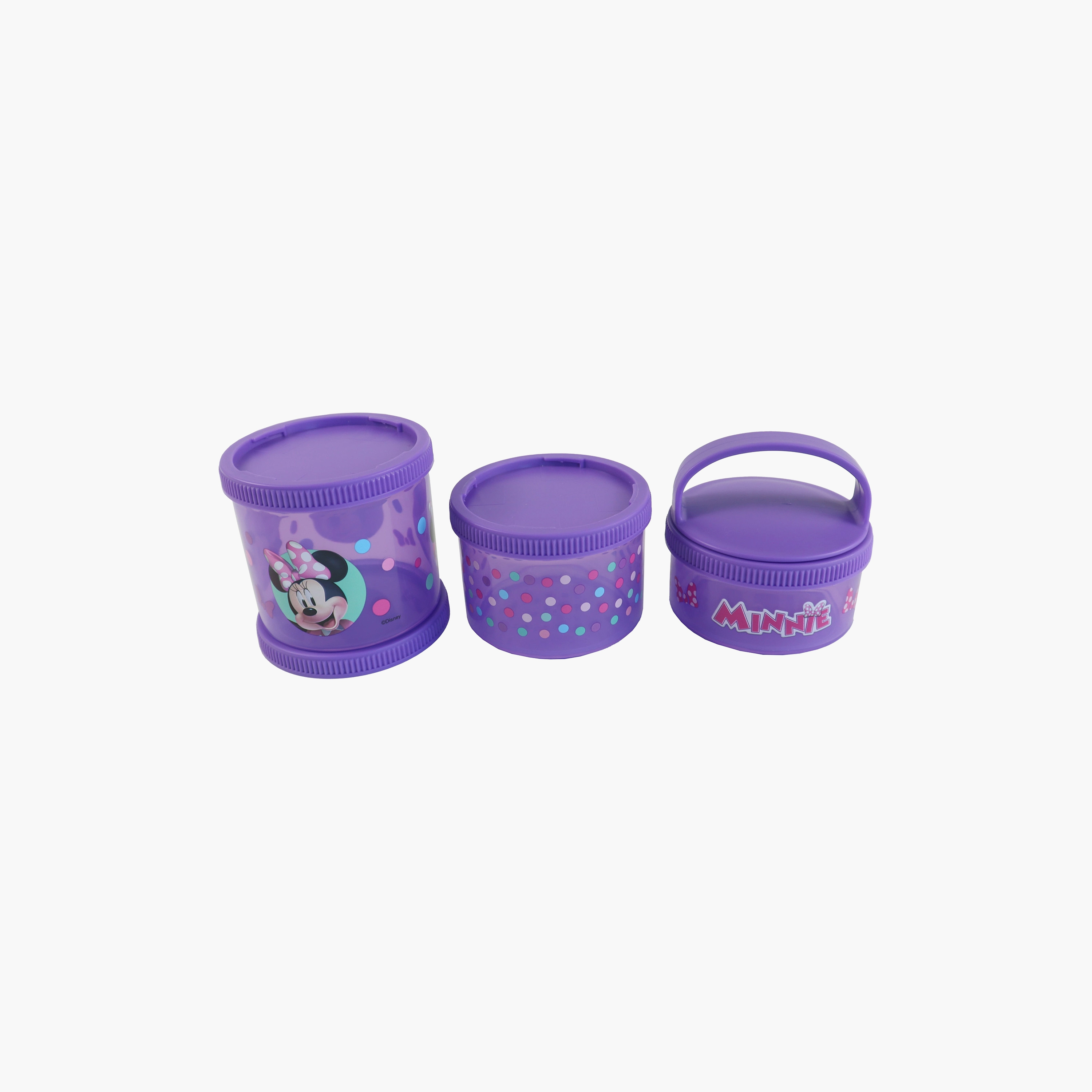 صندوق وجبات خفيفة (سناك بوكس) ديزني ميني 3 قطع مع مقبض حمل-baby-feeding-mealtimeessentials-image-2