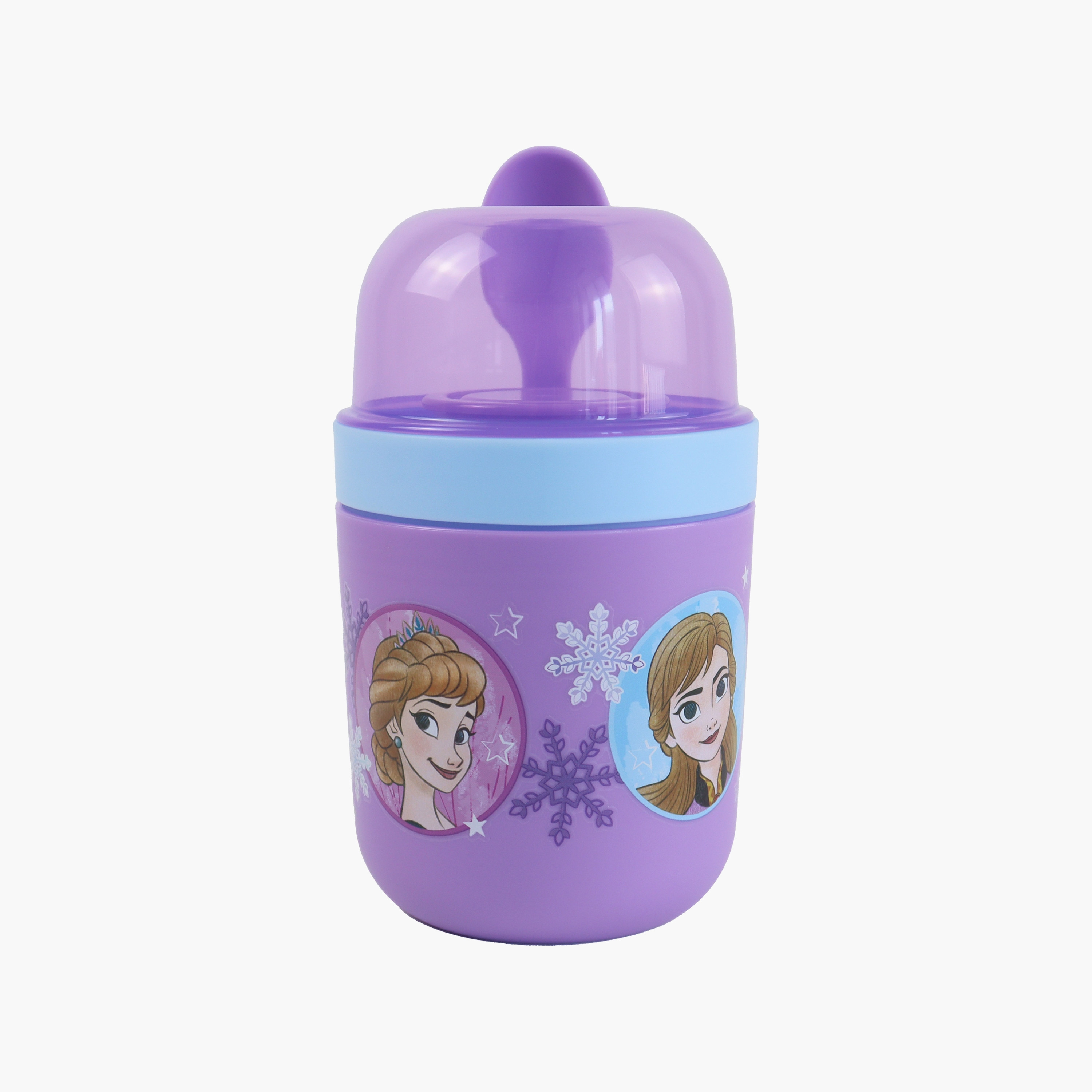وعاء حفظ طعام معزول (حافظة حرارية) فروزن للبنات مع ملعقة-school-lunchessentials-lunchboxes-image-1