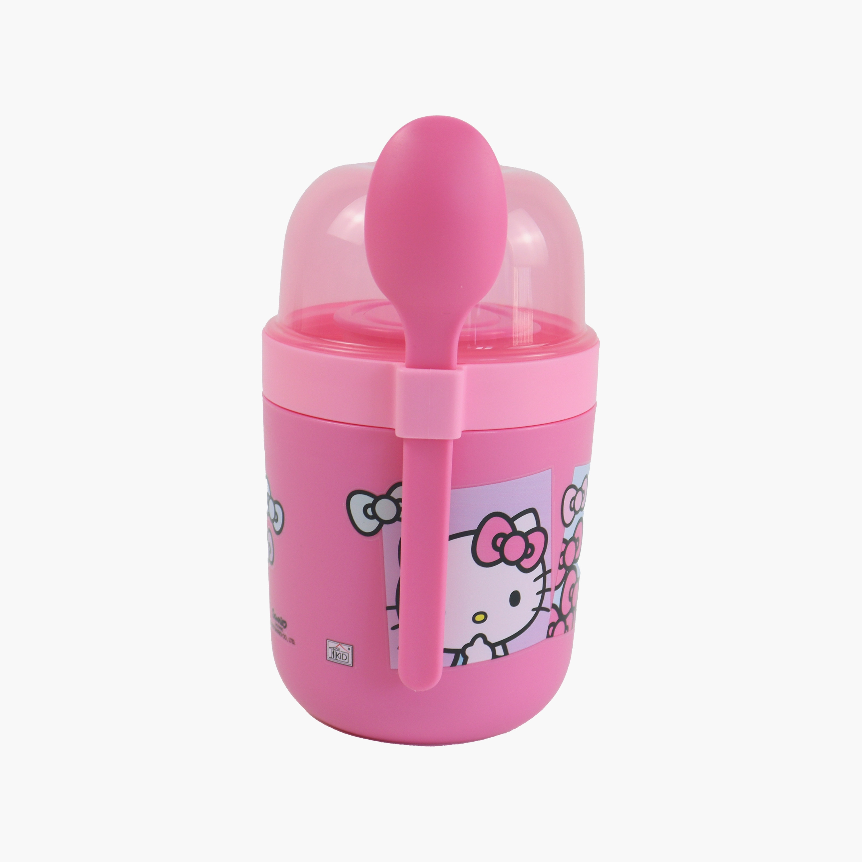 وعاء حفظ طعام معزول (حافظة حرارية) هيلو كيتي للبنات مع ملعقة-school-lunchessentials-lunchboxes-image-3