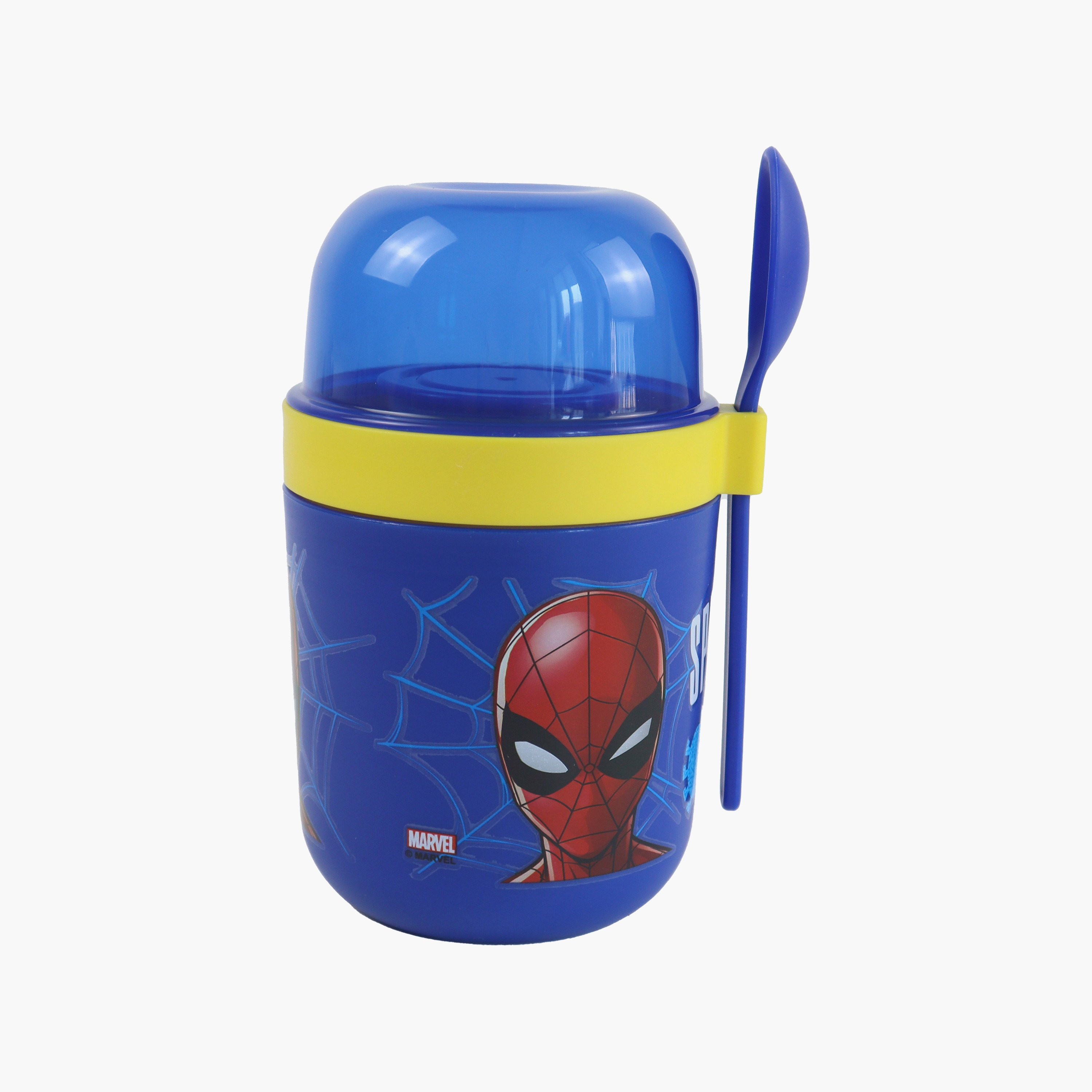 وعاء حفظ طعام معزول (حافظة حرارية) سبايدرمان للأولاد مع ملعقة-school-lunchessentials-lunchboxes-image-2