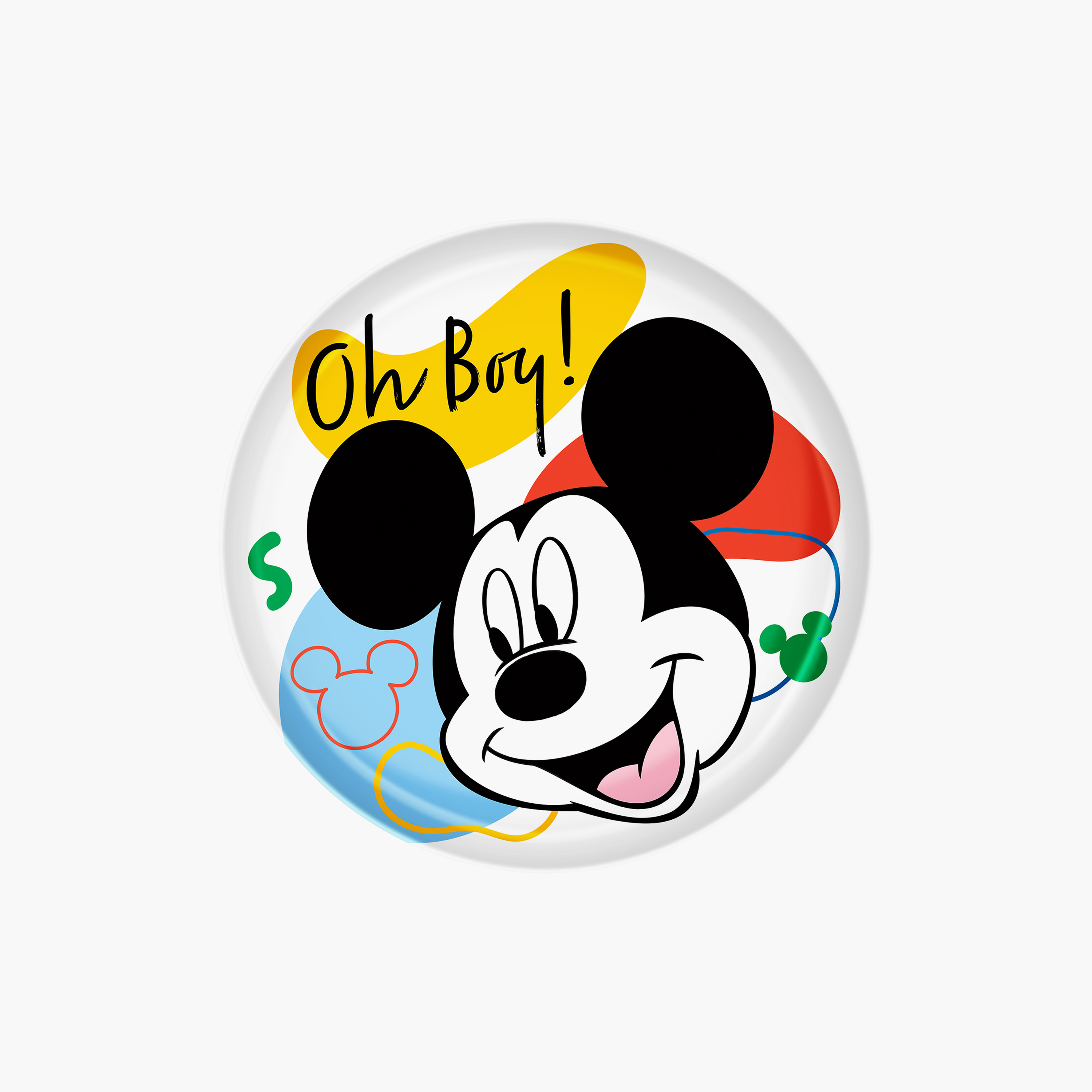 Mickey Mouse Break-Resistance Melamine Plate-baby-feeding-mealtimeessentials-image-1