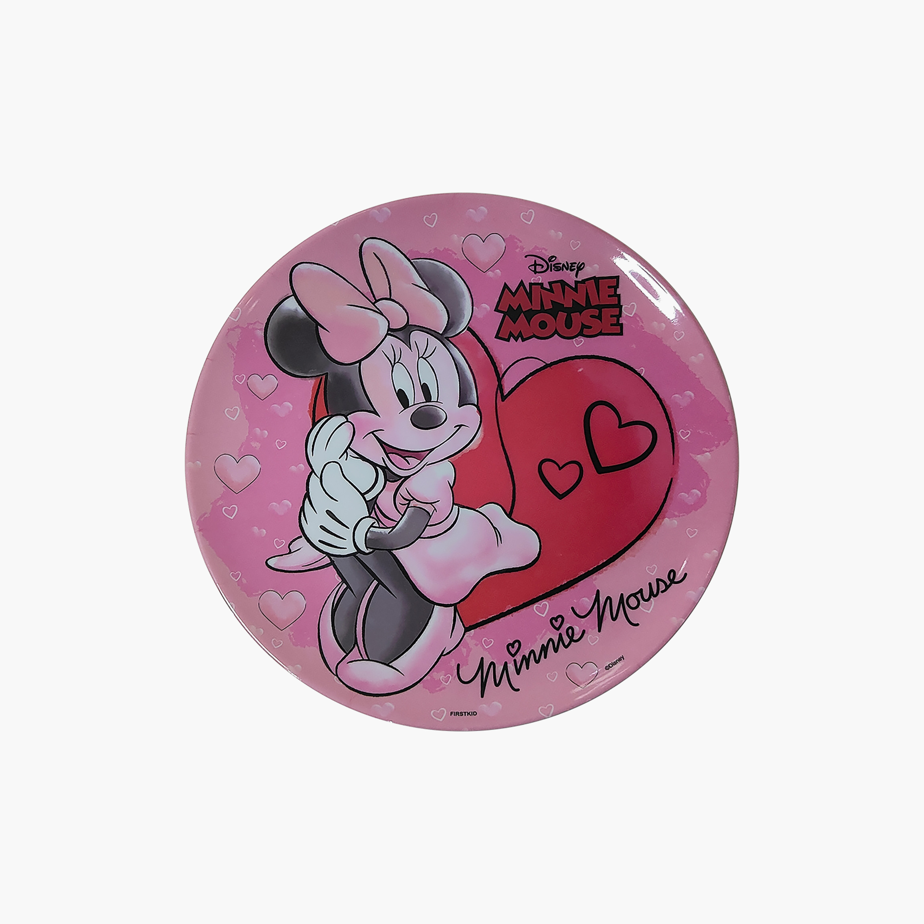 Minney Mouse Break-Resistance Melamine Plate-baby-feeding-mealtimeessentials-image-1