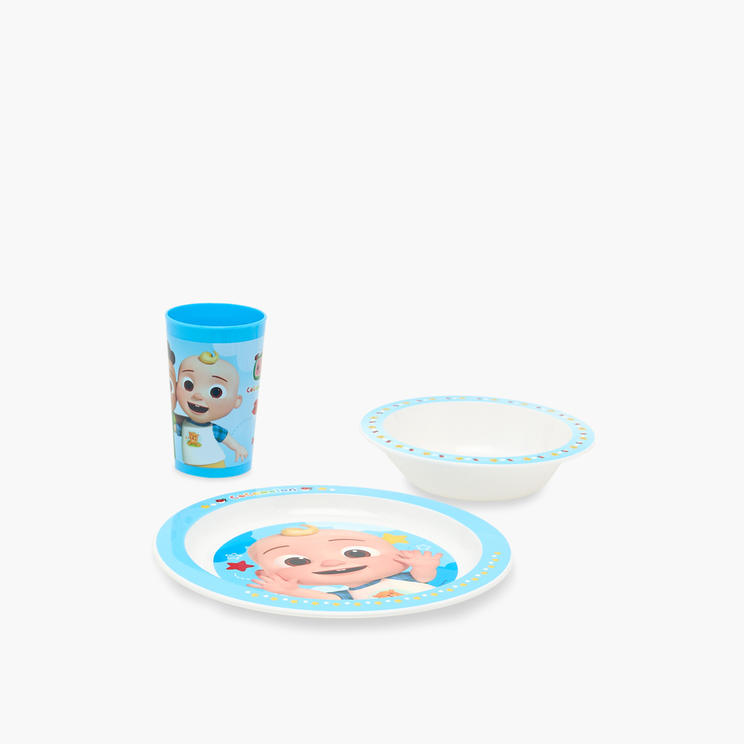Cocomelon Mealtime Set with Plate, Bowl and Tumbler, Drop-Resistant-baby-feeding-mealtimeessentials-image-2