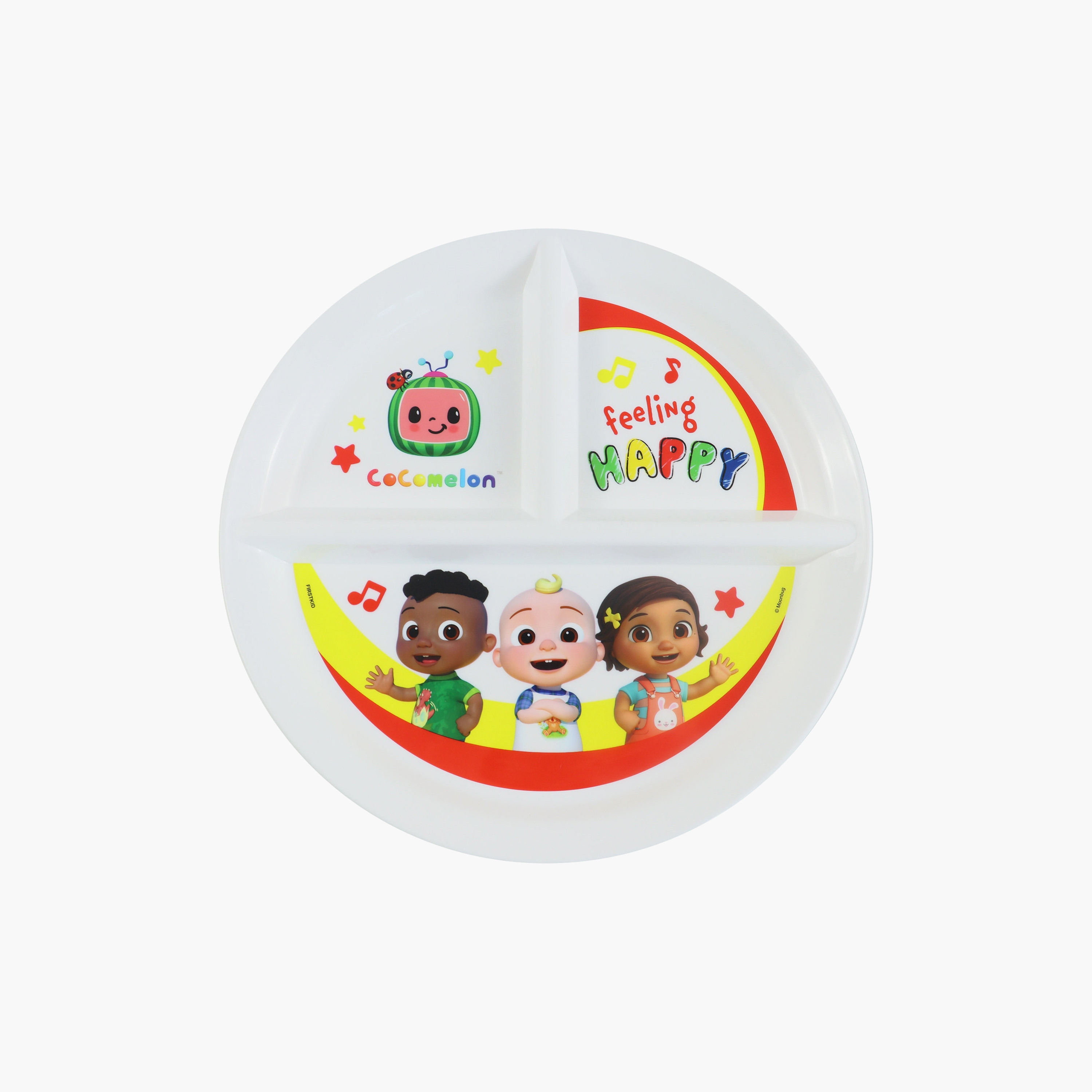 Spacetoon Cocomelon Divided Premium Mico Mealtime Plate-baby-feeding-mealtimeessentials-image-1