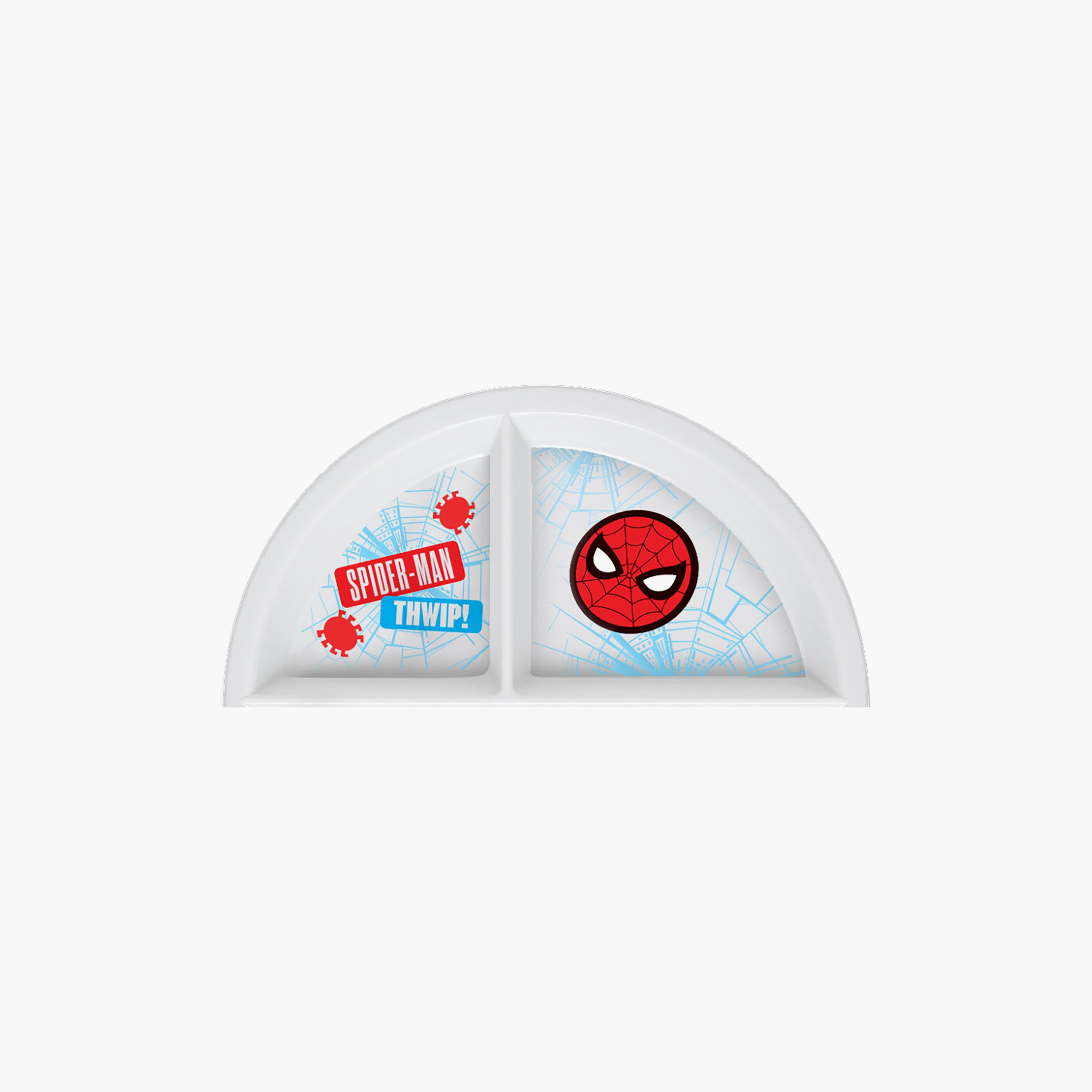 Marvel Spiderman Divided Premium Mico Mealtime Plate-baby-feeding-mealtimeessentials-image-2